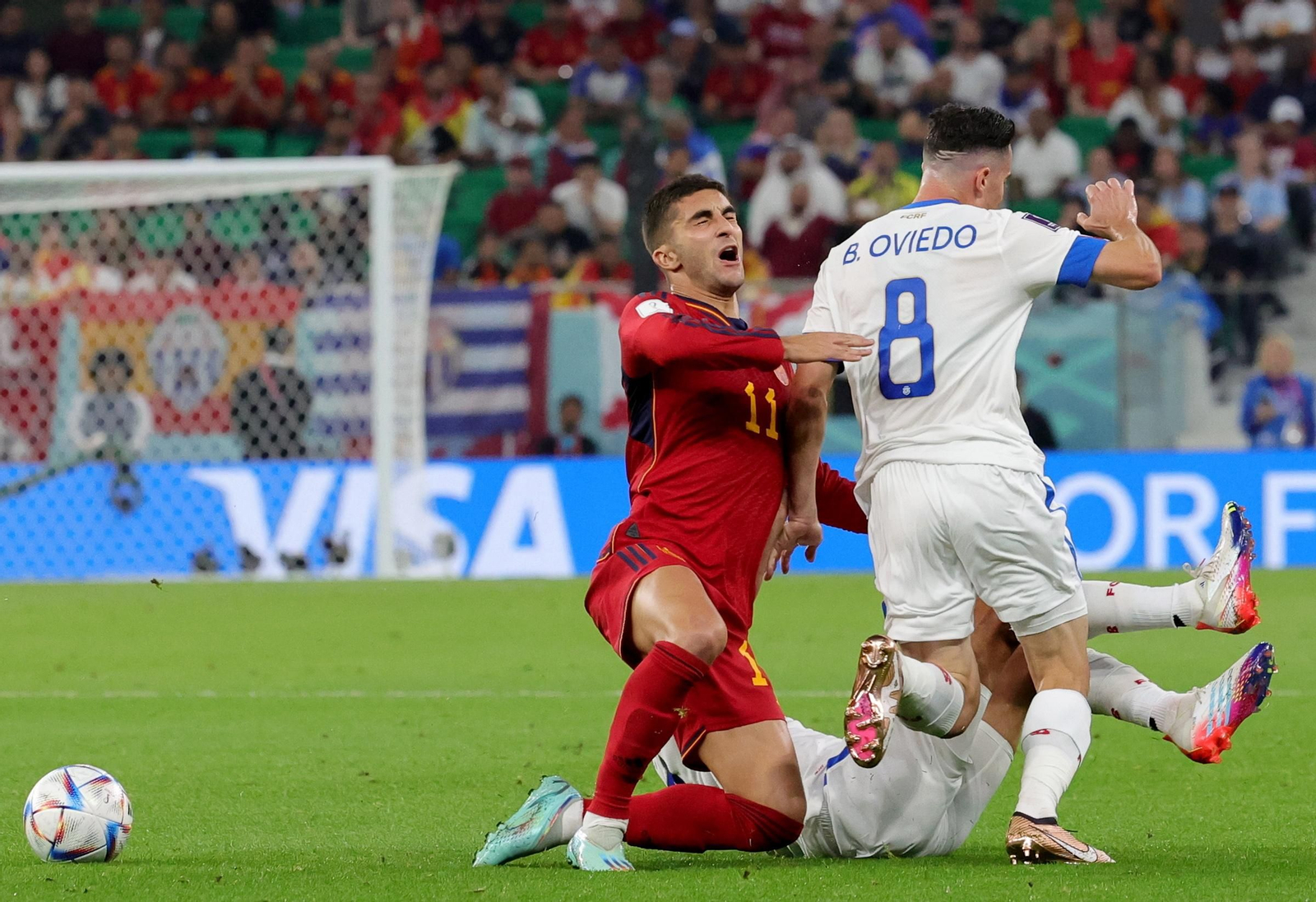 Las imágenes del España - Costa Rica en el Mundial de Qatar