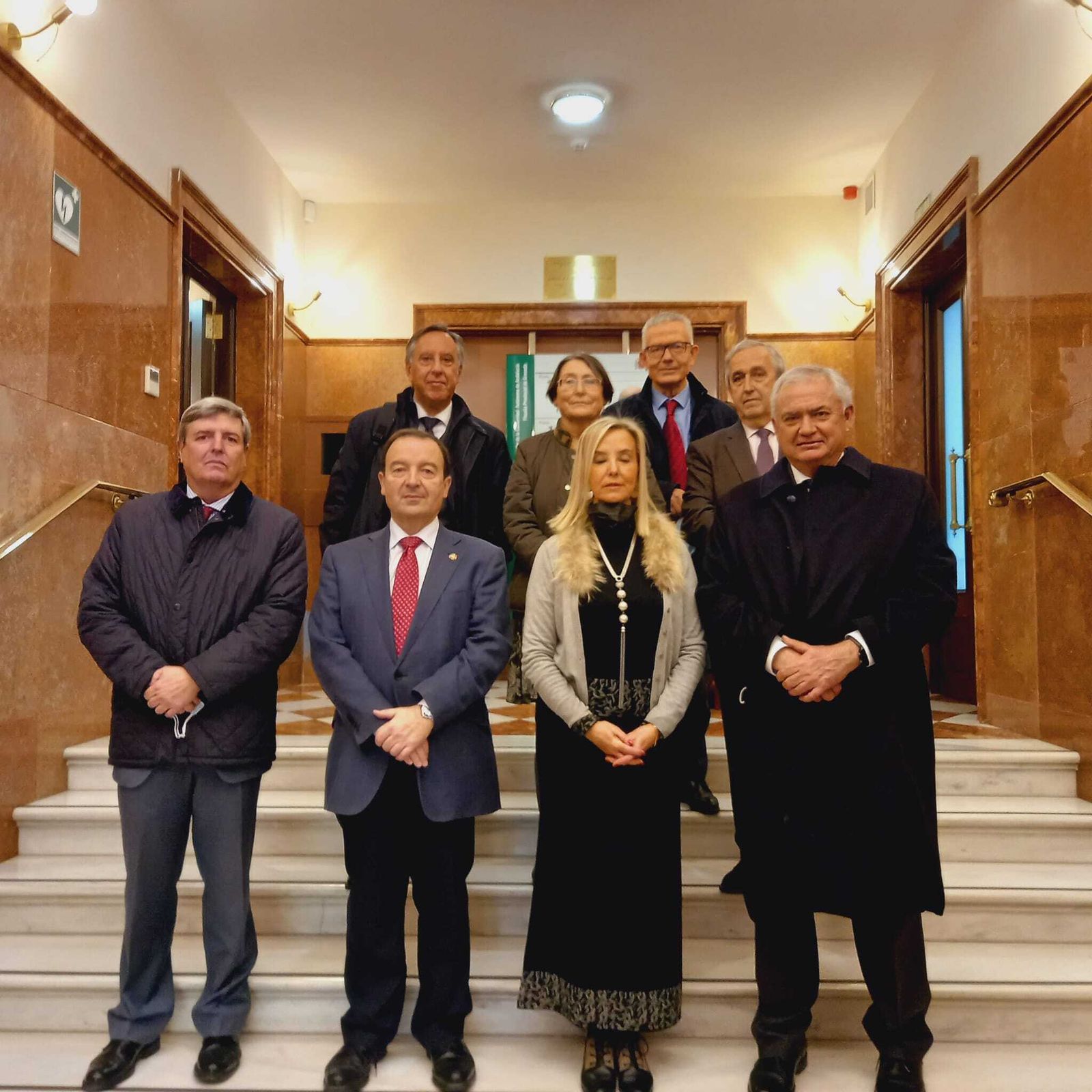 Los fiscales superiores andaluces durante la celebración del 40 aniversario