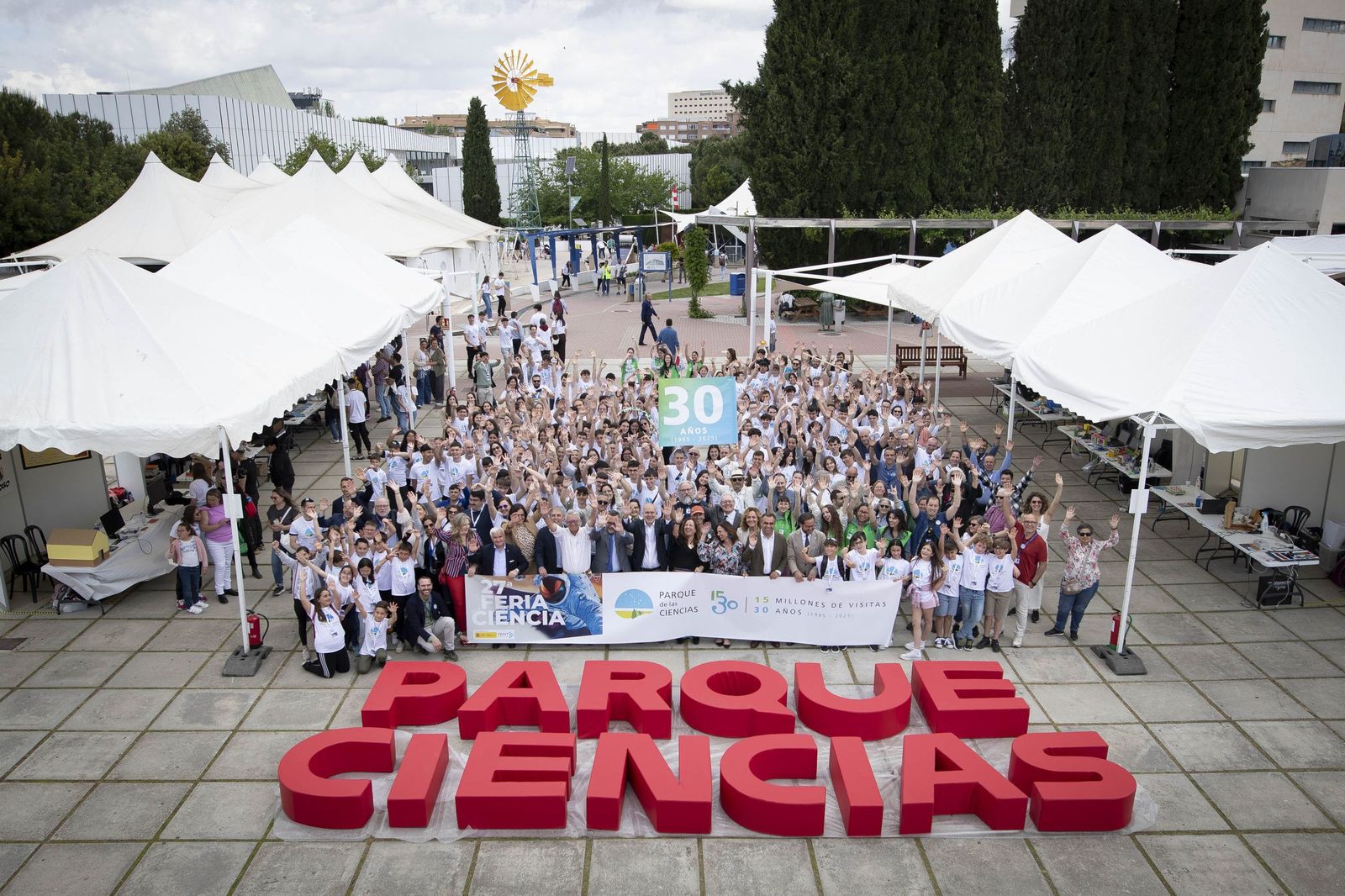 Imagen de achivo de la celebración del 30 aniversario del Parque de las Ciencias