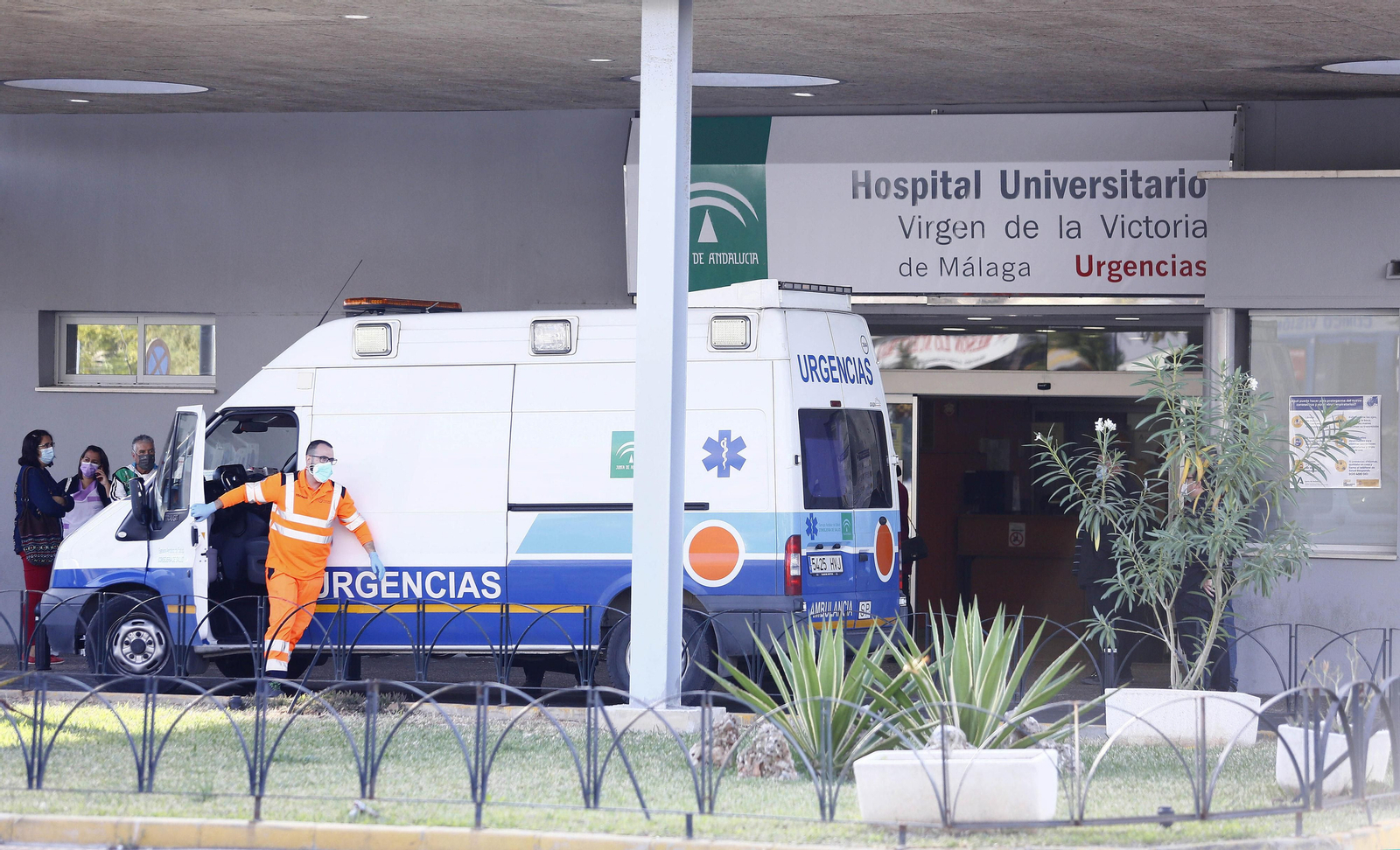 Urgencias del Hospital Universitario 'Virgen de la Victoria' en Málaga