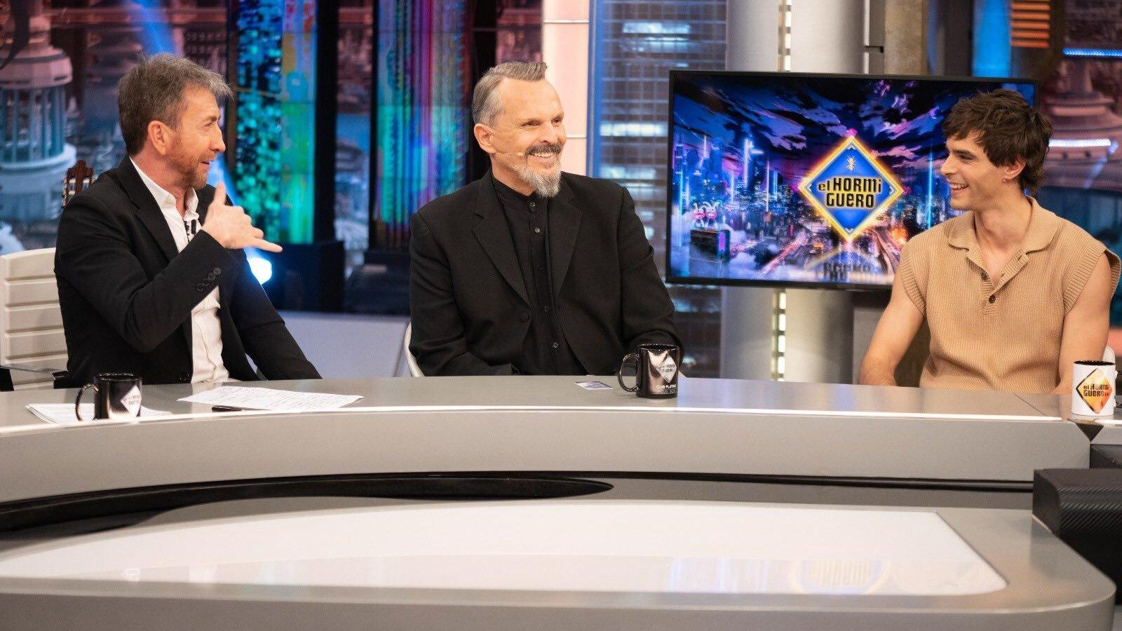 Miguel Bosé y José Pastor, los invitados de anoche en 'El Hormiguero'