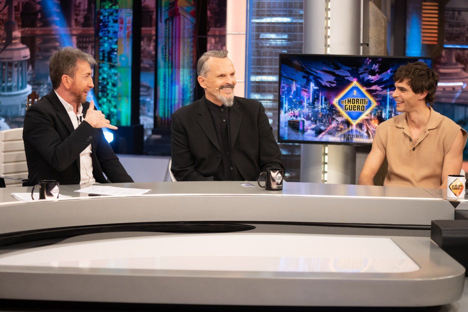 Miguel Bosé y José Pastor en 'El Hormiguero'