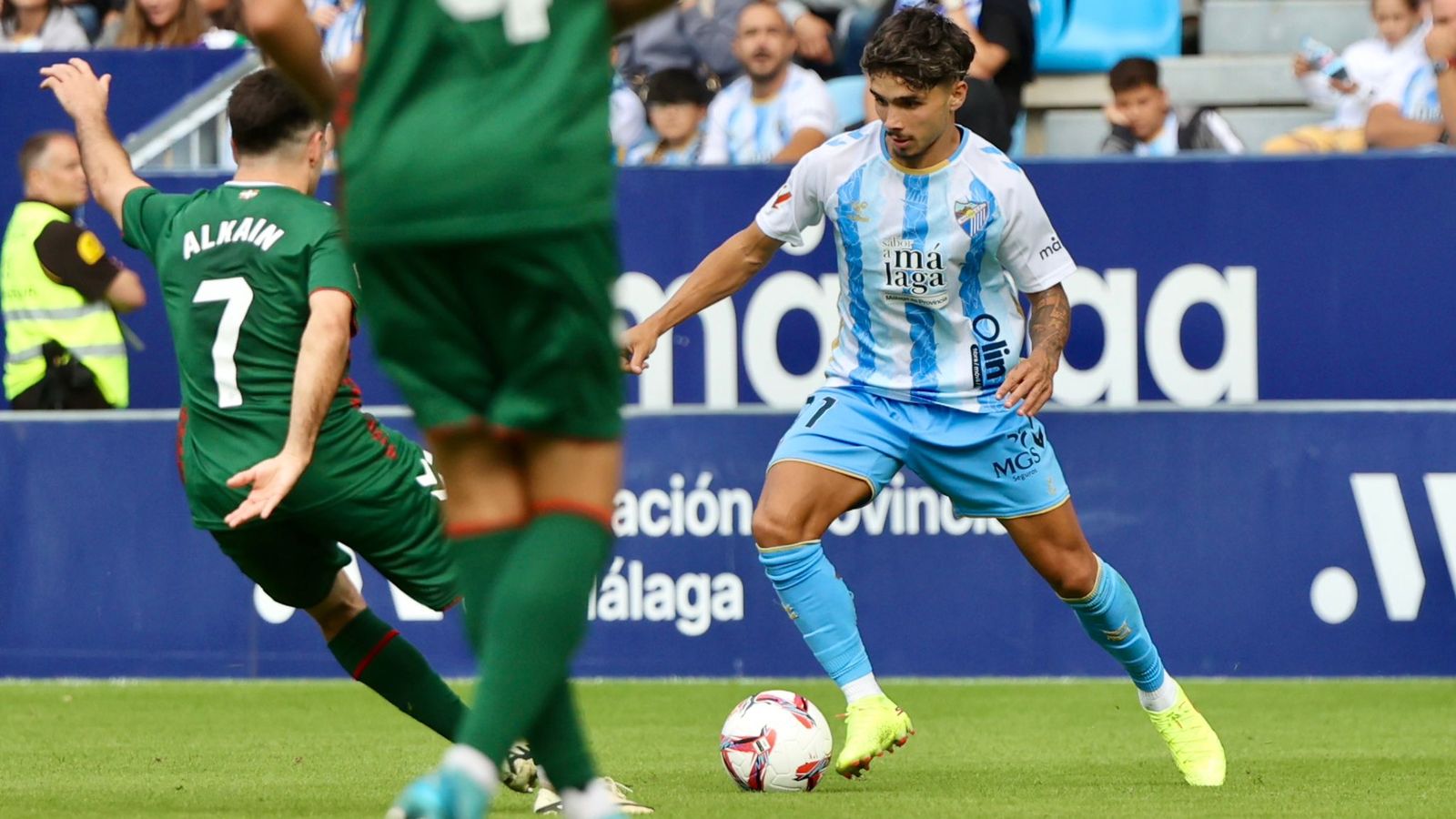 El Málaga CF - Eibar, en fotos
