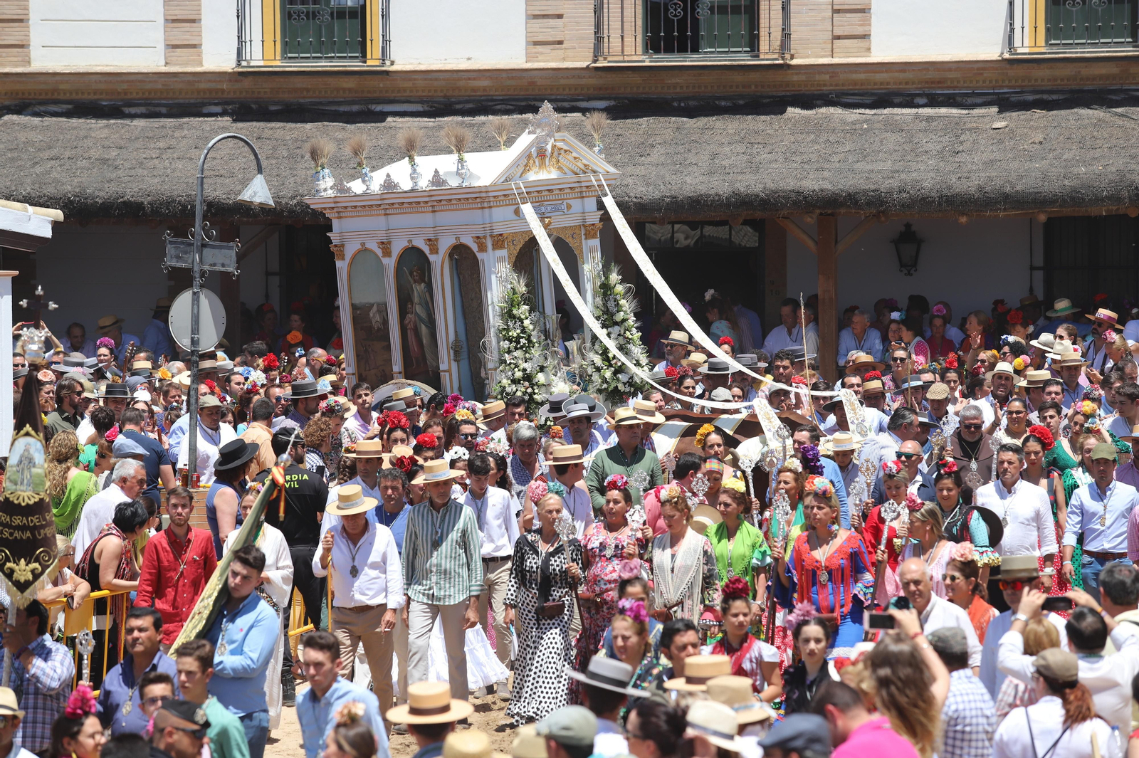 Imágenes de la presentación de las  Hermandades filiales  del sábado en el Rocío