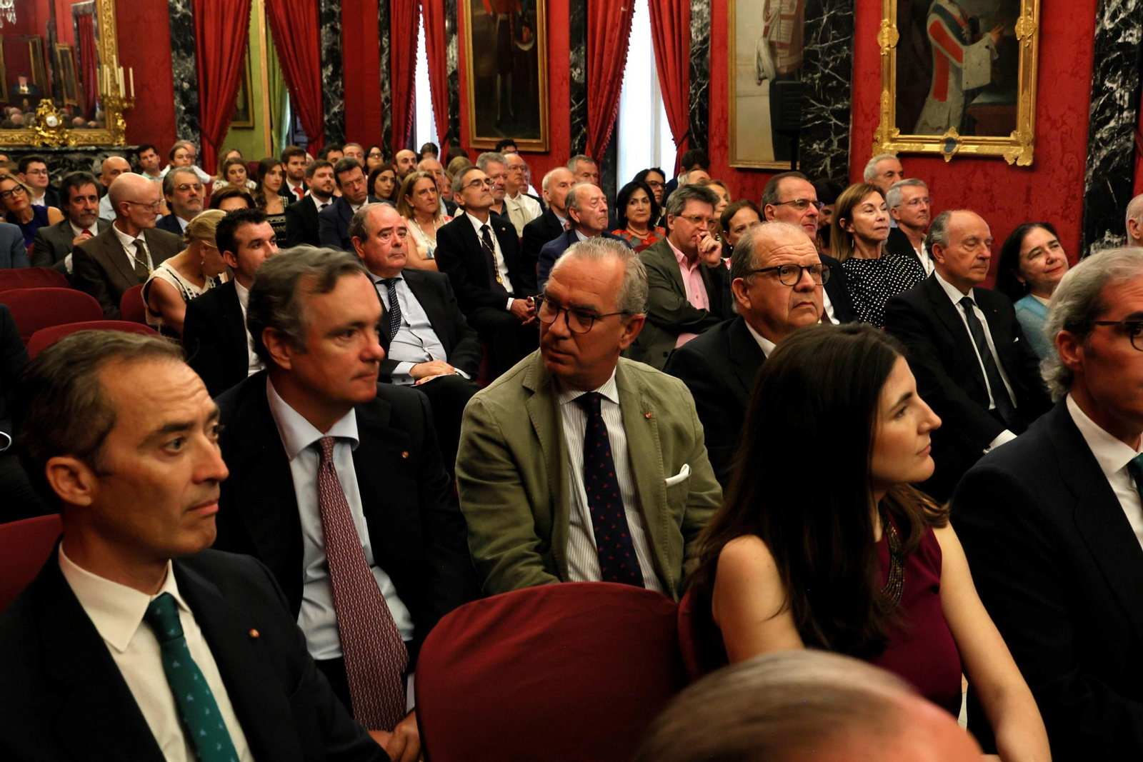 El público asistente a la entrega de los premios en la sede de la Real Maestranza. El público asistente a la entrega de los premios en la sede de la Real Maestranza.
