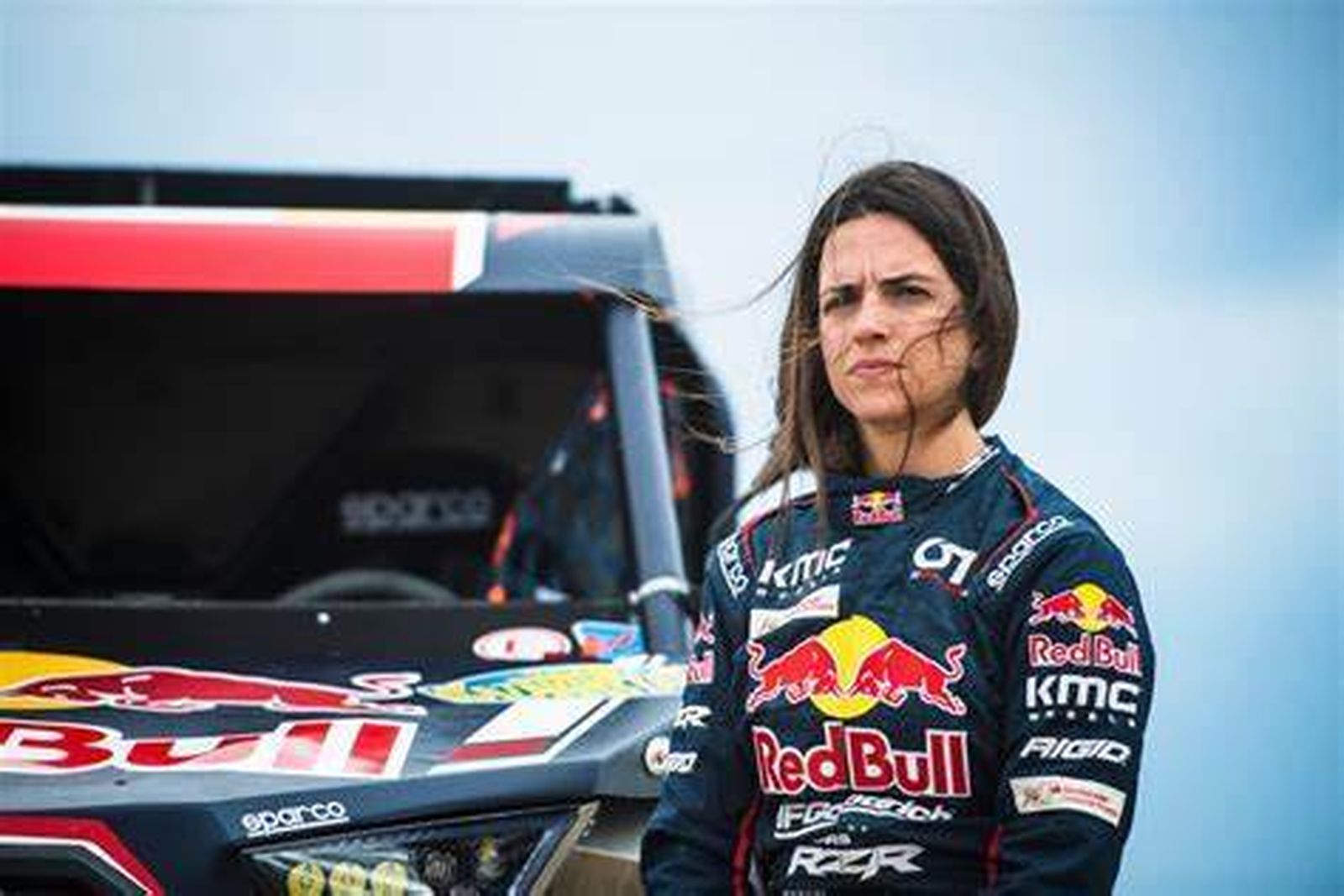 Cristina Gutiérrez, en una de sus participaciones en el Dakar