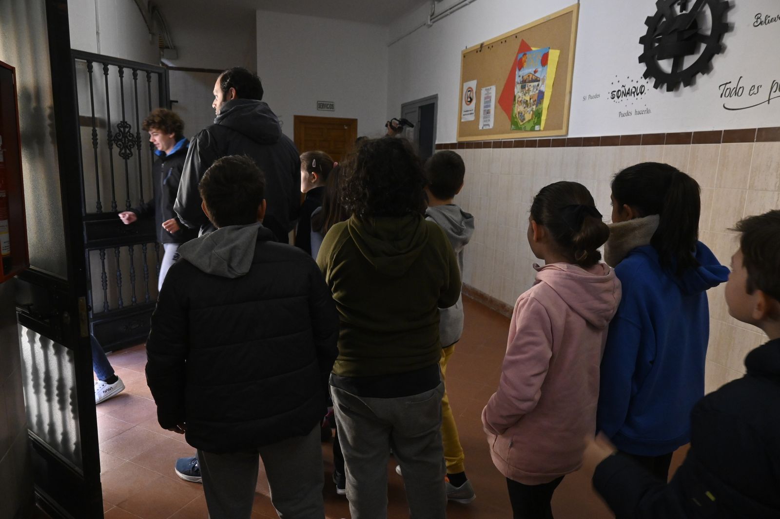 Imágenes del simulacro de incendio en el Funcadia