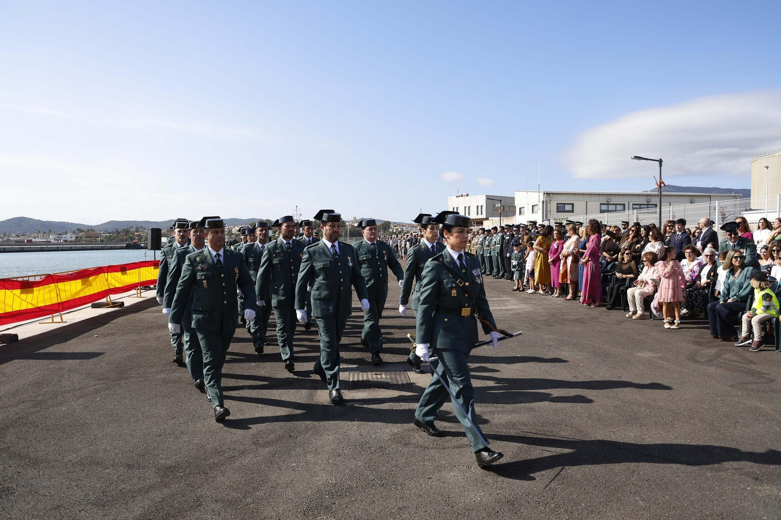 Las fotografías de la inauguración del nuevo muelle de la Guardia Civil en Algeciras
