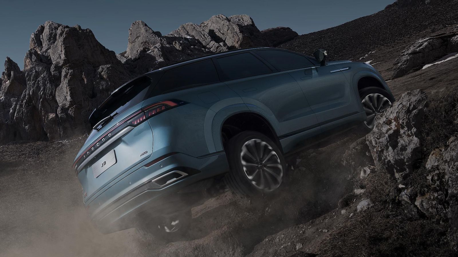 La tracción total será una de las características técnicas comunes a todos los Jaecco 8.