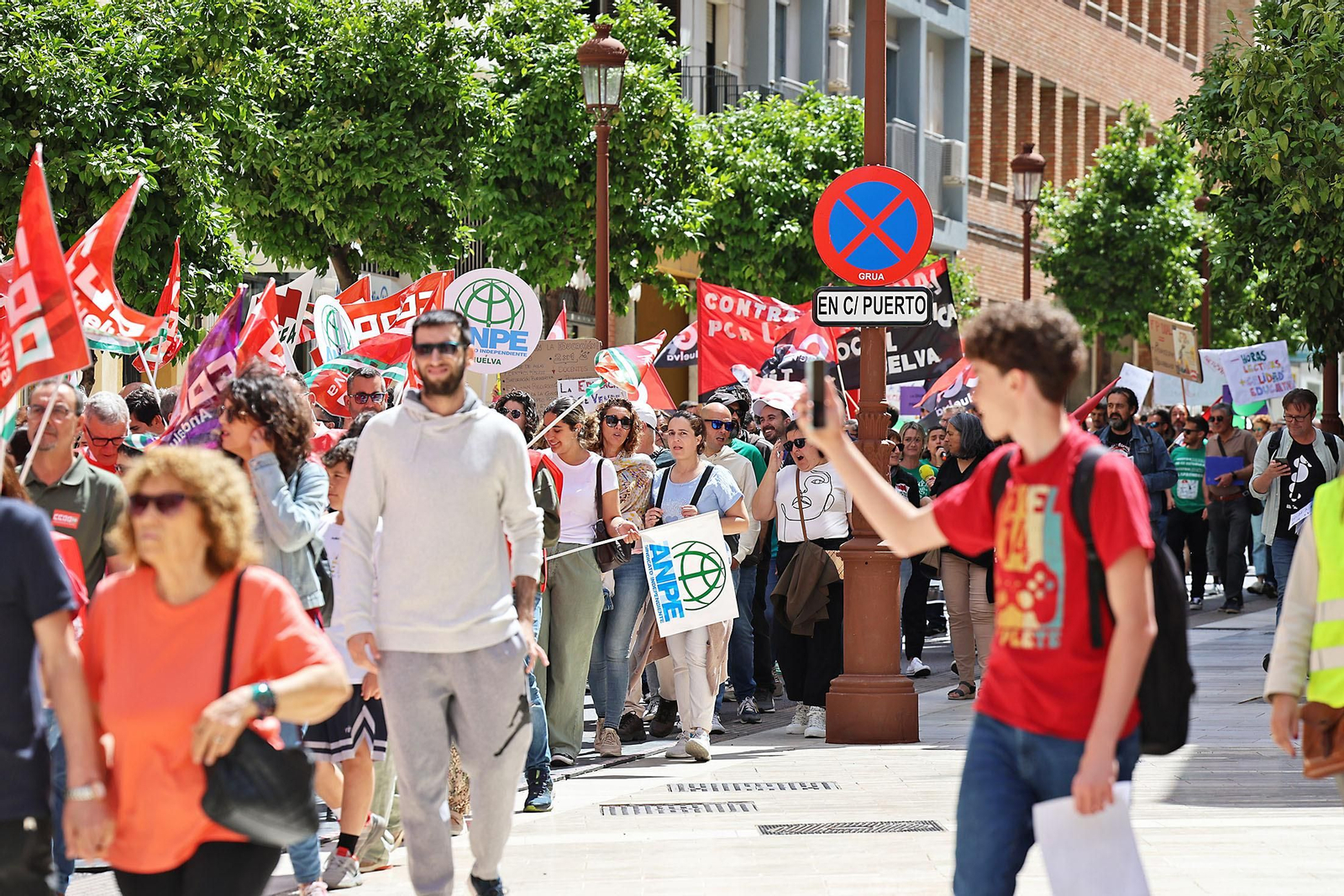 Imágenes de la manifestación en defensa de la educación pública