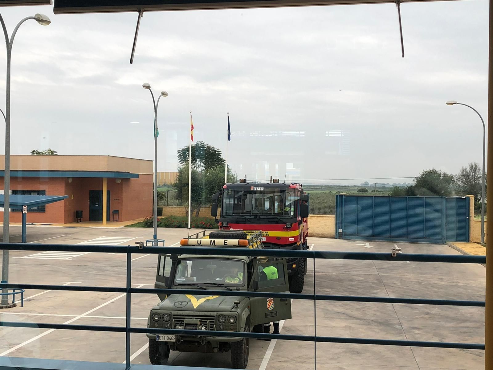 La UME en el CIS de Sevilla-I durante la primera ola del coronavirus.