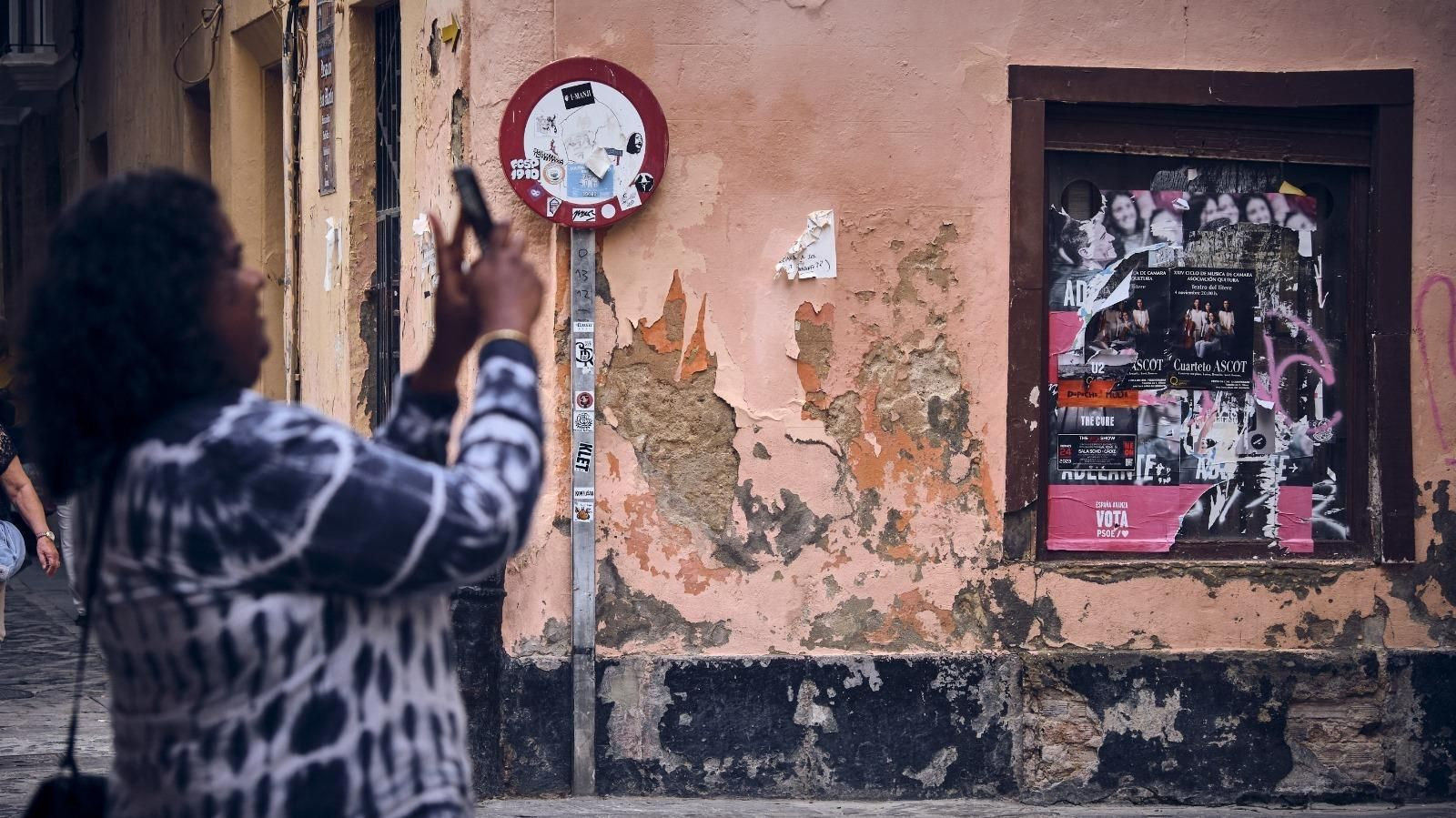 Las imágenes del estado de dejadez que presenta el Pópulo