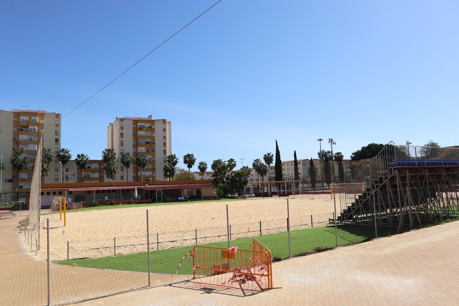 Campo de fútbol playa.