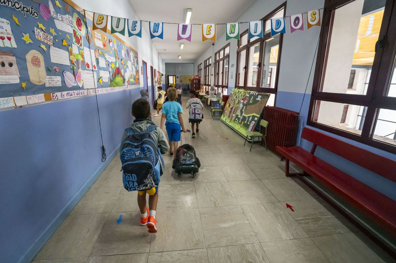 Imagen de archivo de una clase en un colegio