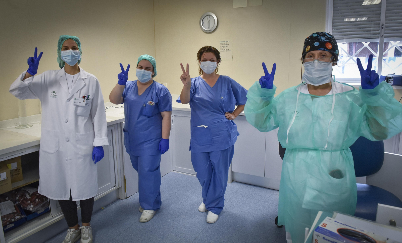 La resistencia en la sanidad andaluza en el Virgen del Rocío: laboratorio general y de urgencias contra el Covid-19