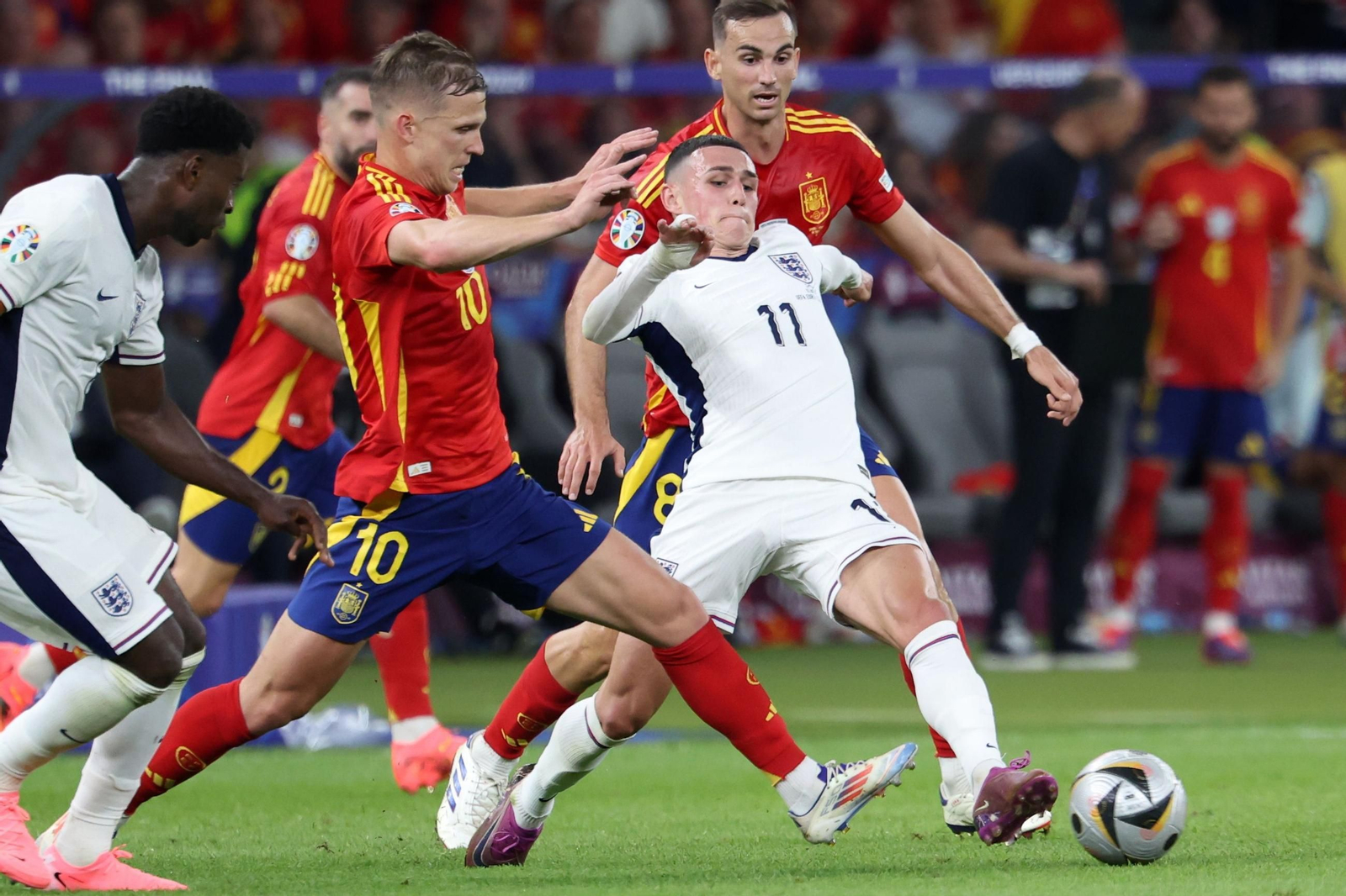 Las mejores fotos de la final España - Inglaterra