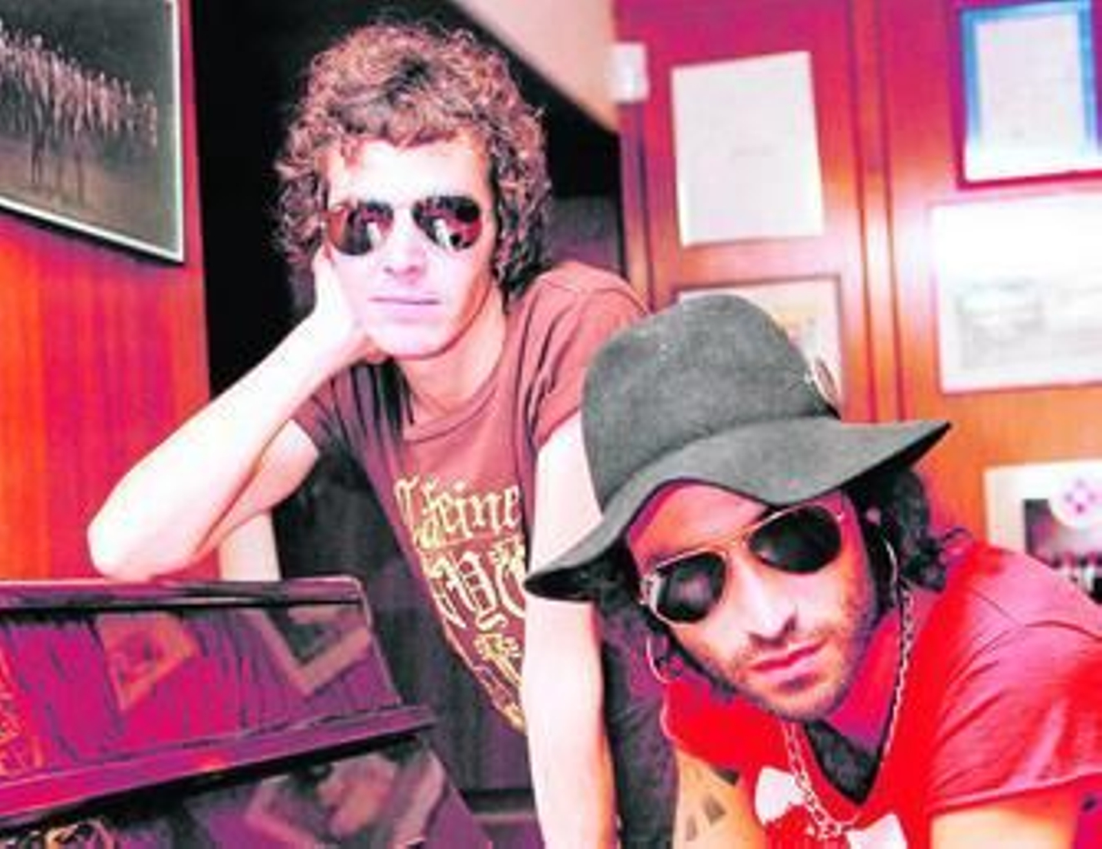 Rubén y Leiva de la banda Pereza.