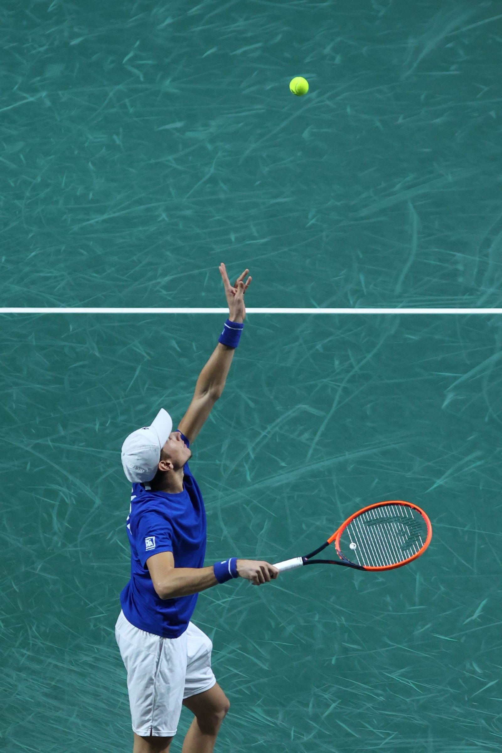 Copa Davis en Málaga: Arnaldi-Popyrin, en fotos