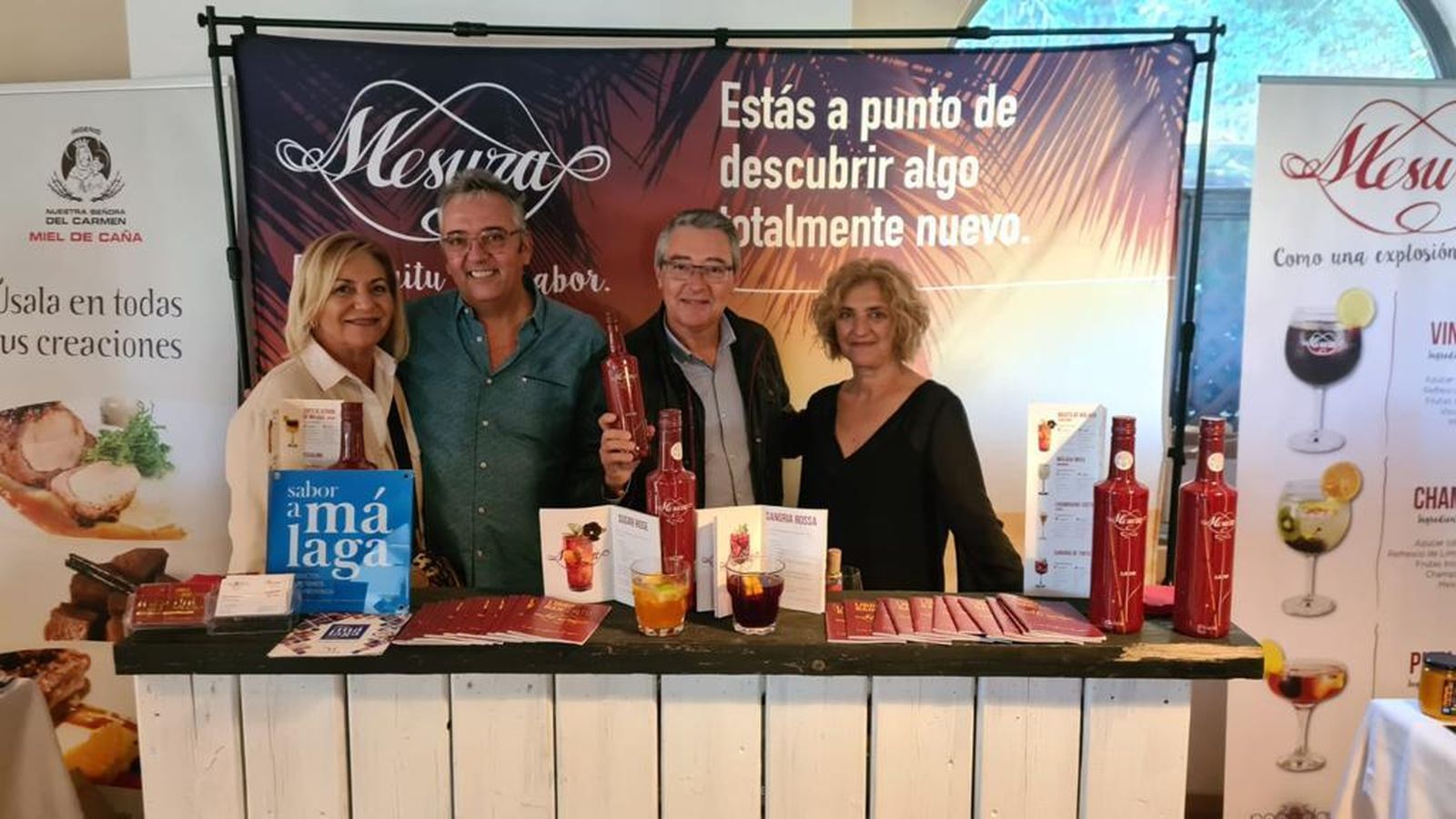 Francisco Salado en el expositor en Roma de la firma Mesura.