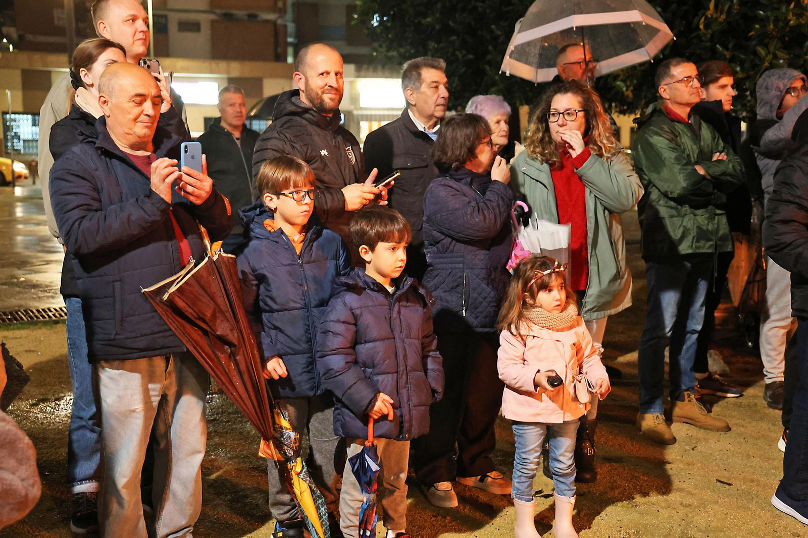 Imágenes de la quema del choco en Huelva