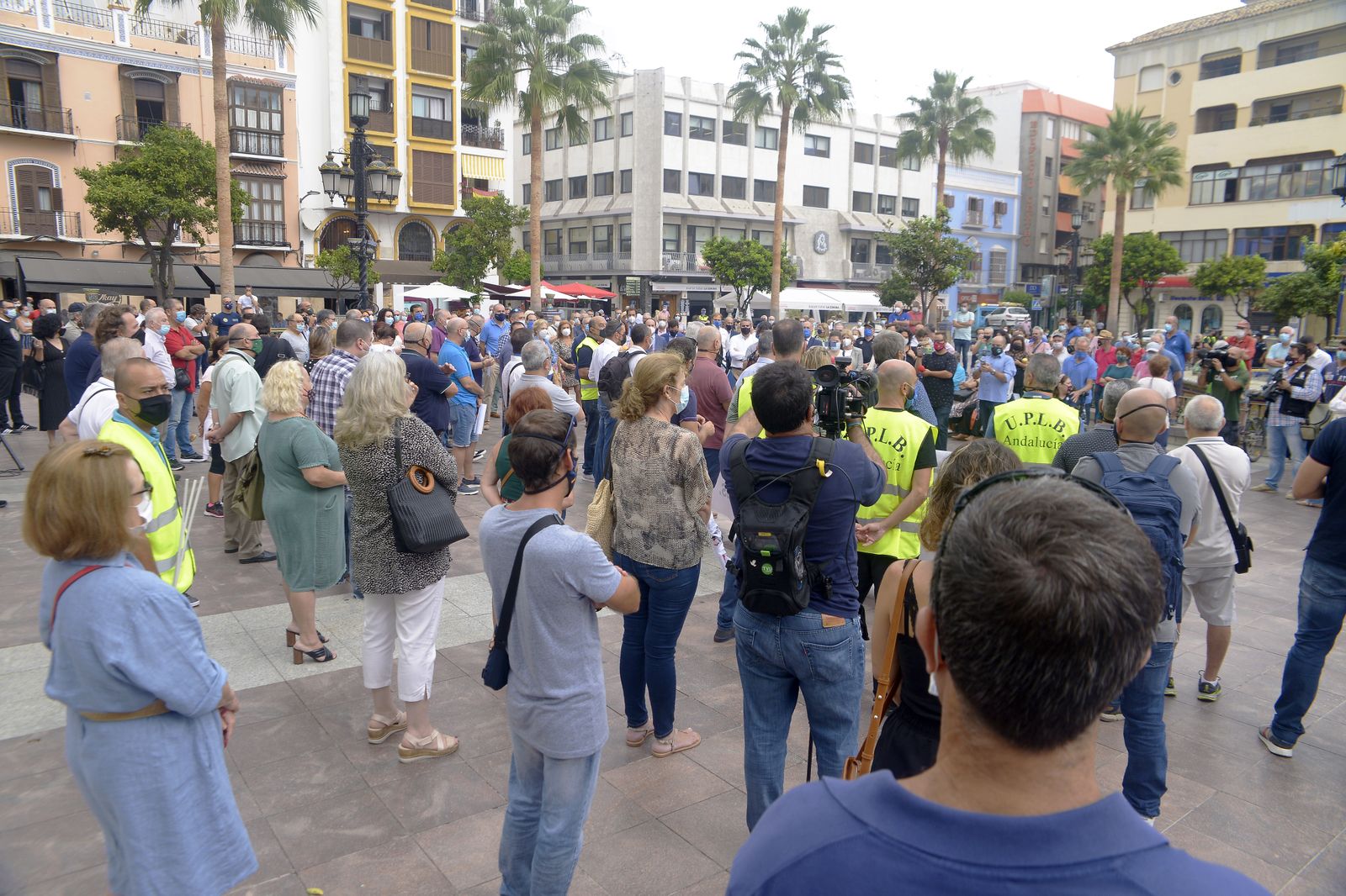 Fotos de la concentración contra el narcotráfico en Algeciras.