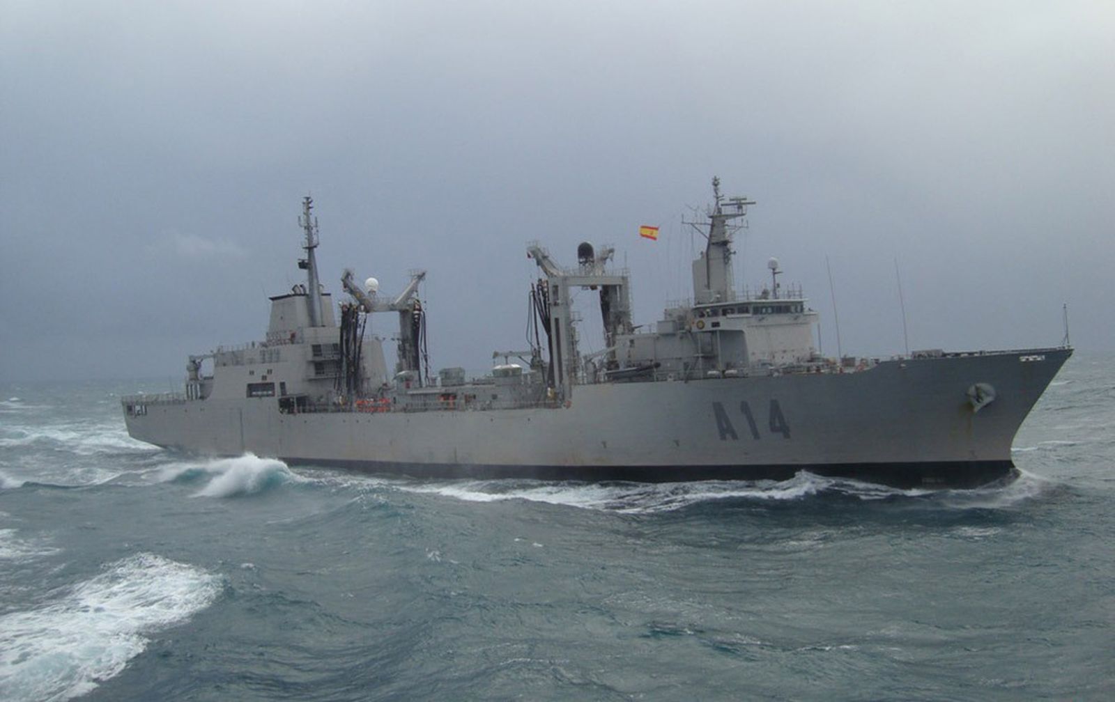 El Buque de Aprovisionamiento de Combate Patiño.