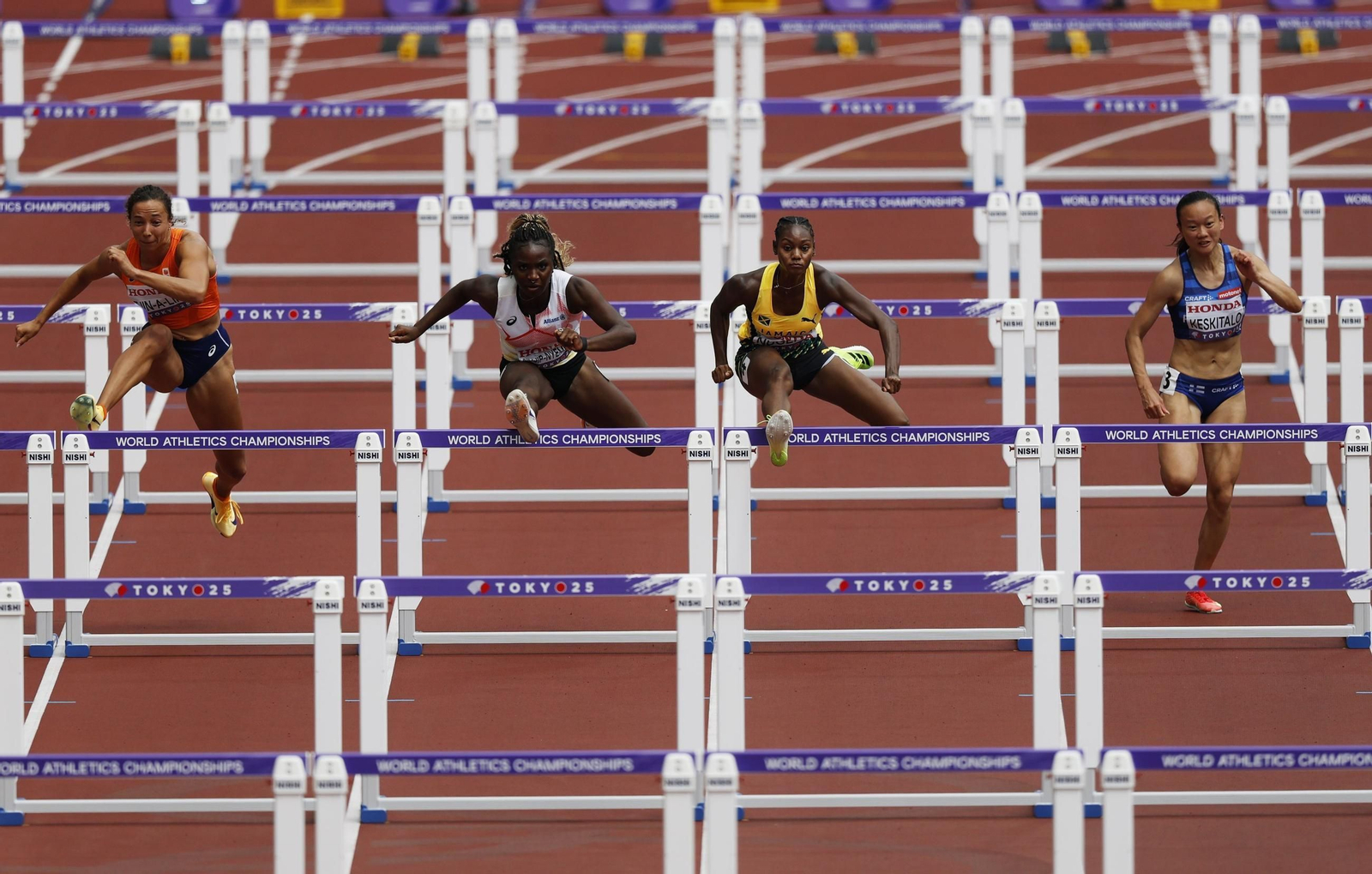 Las mejores imágenes del triunfo de Seville en 100 metros y del resto del Mundial de atletismo