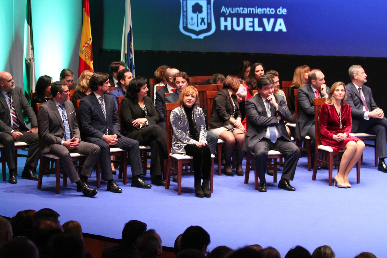 Imágenes de la entrega de las medallas de Huelva