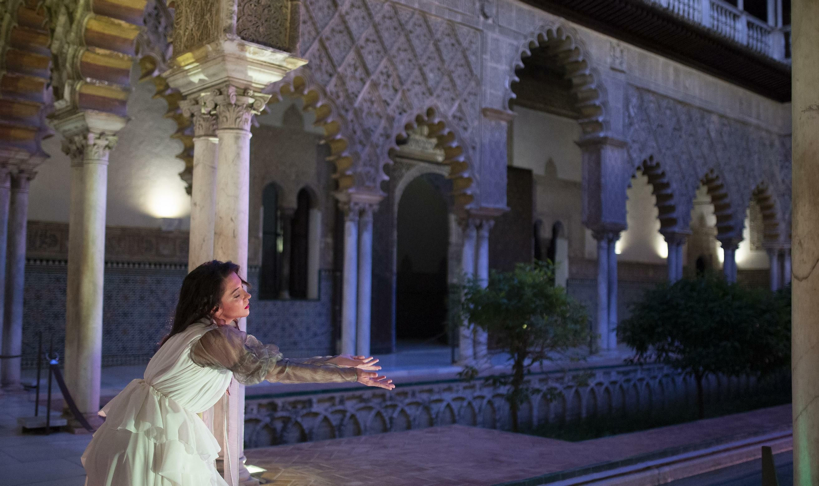 Las visitas teatralizadas nocturnas en el Alcázar de Sevilla con Magallanes como protagonista