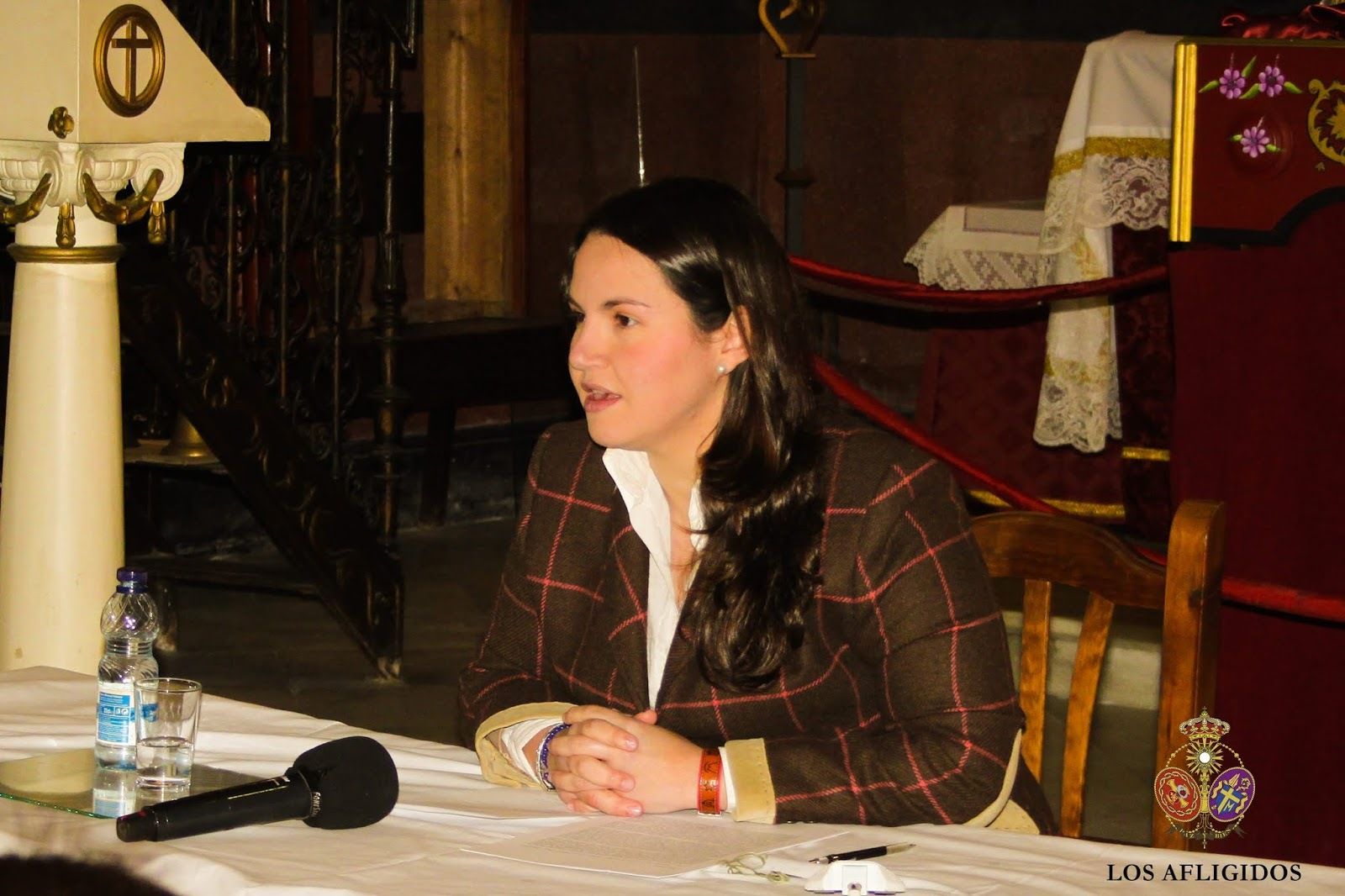 Mar Vázquez Parra, presentadora del cartel del Lunes Santo.