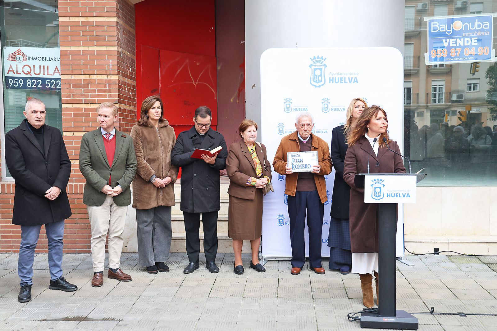 Las fotografías de la rotulación del Rincón de Juan Romero