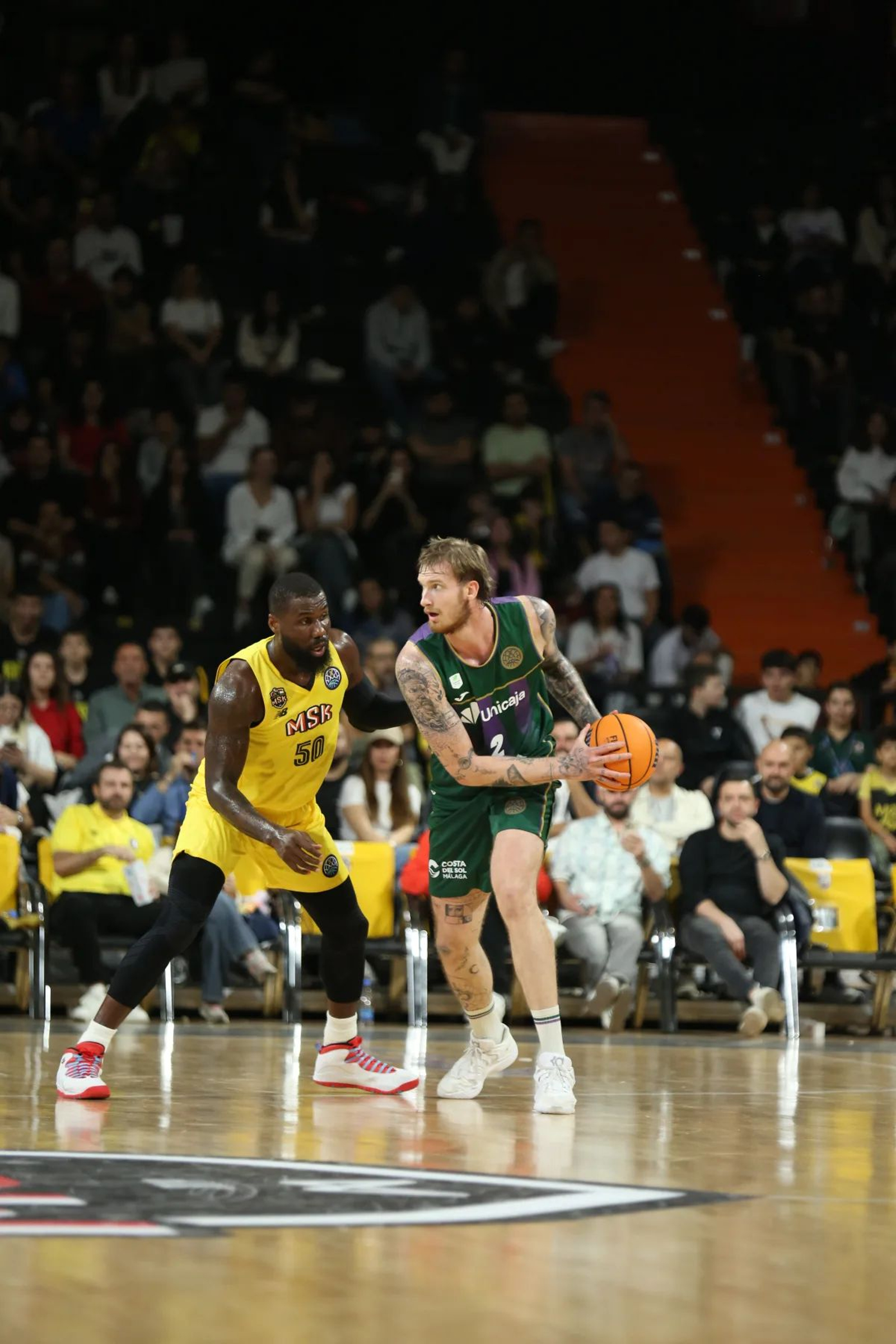 El Mersin-Unicaja, en fotos