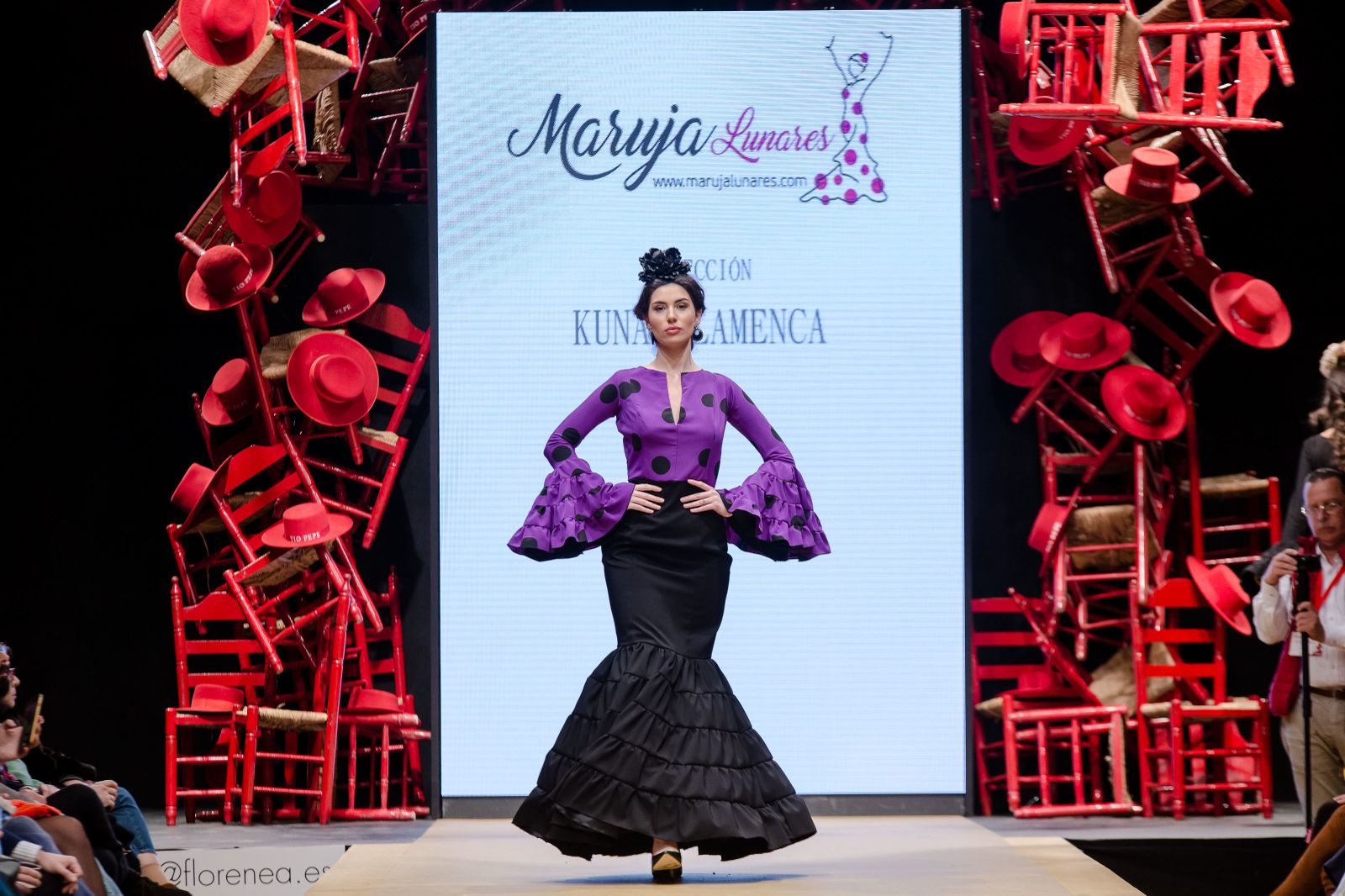Pasarela Flamenca Jerez 2019: Maruja Lunares, el desfile en imágenes