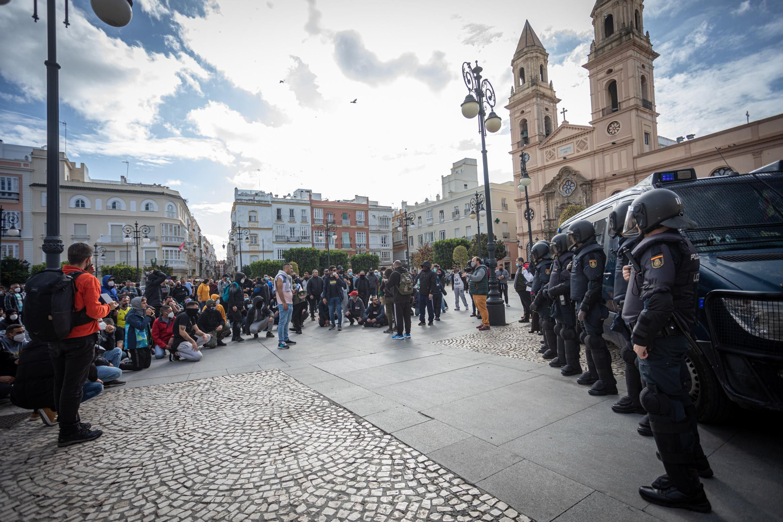 Las imágenes de la tercera jornada de la huelga del metal en Cádiz