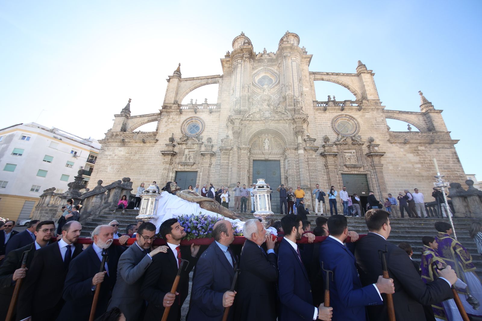 Salida del Cristo del Aguas para pedir lluvias