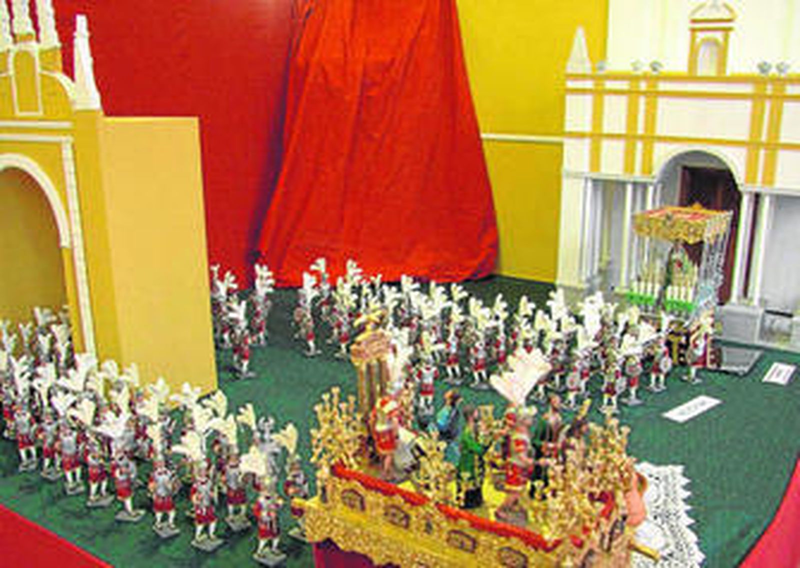 Pasos en miniatura de la Hermandad de la Macarena de Sevilla.