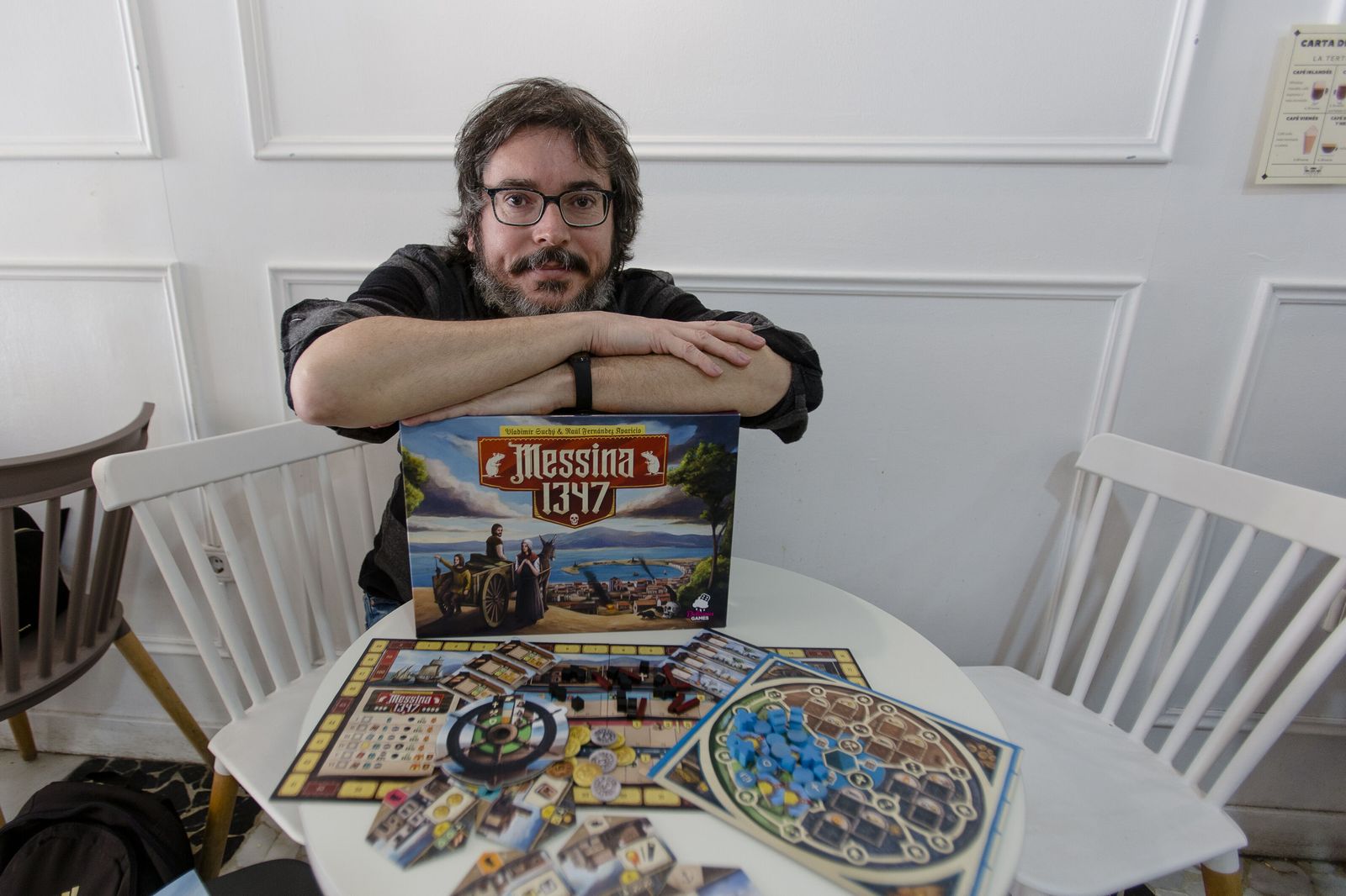 El diseñador de juegos de mesa Raúl Fernández.