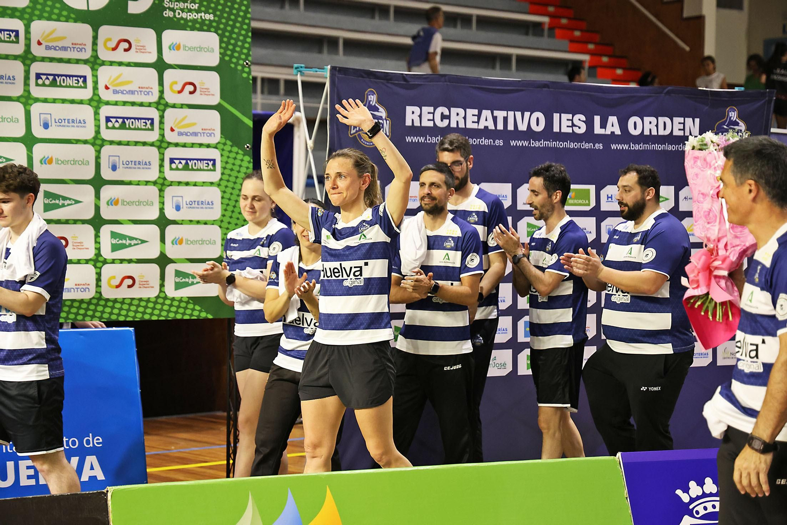 Imágenes de la final de liga de bádminton entre el IES La Orden y La RInconada