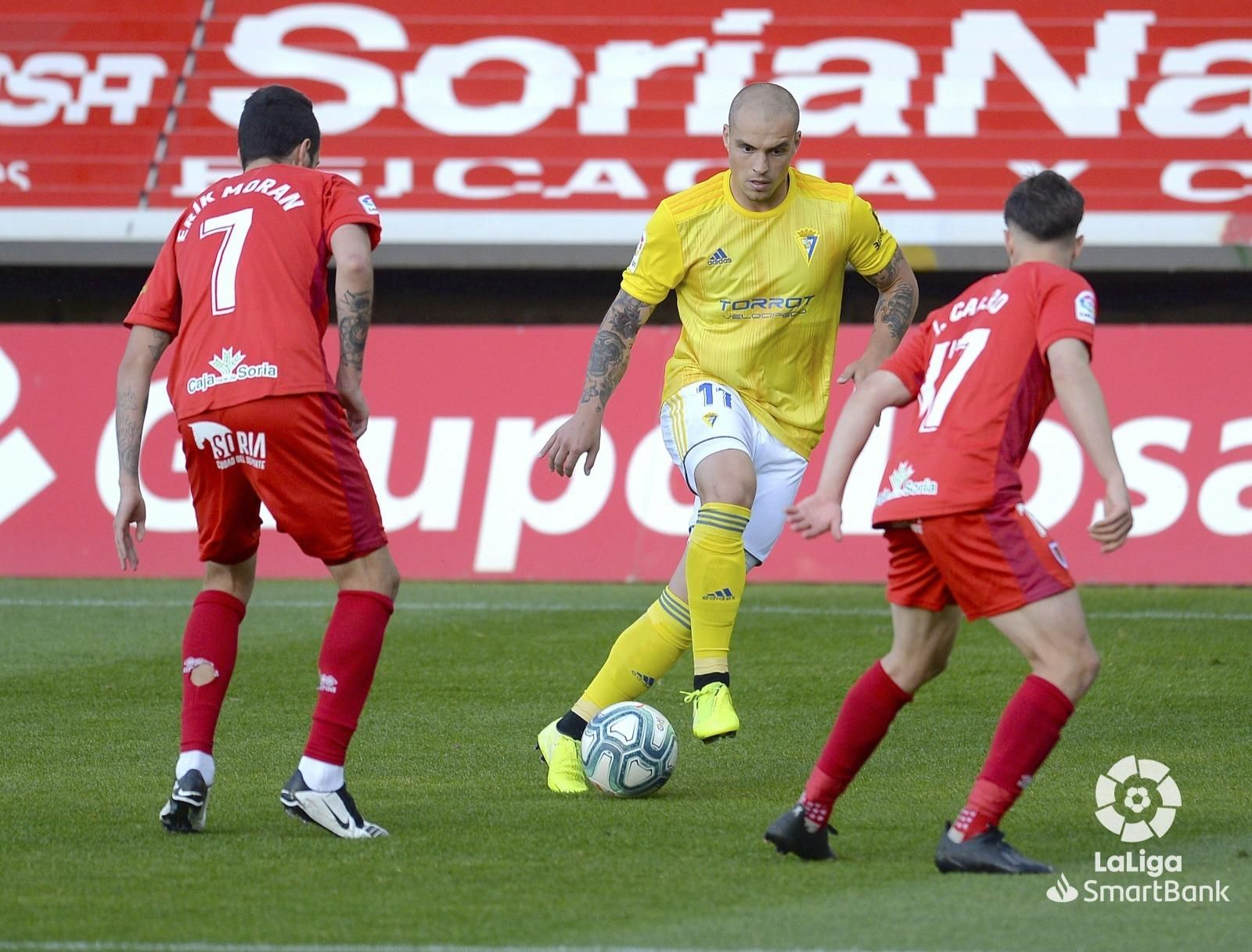 Las imágenes del Numancia-Cádiz