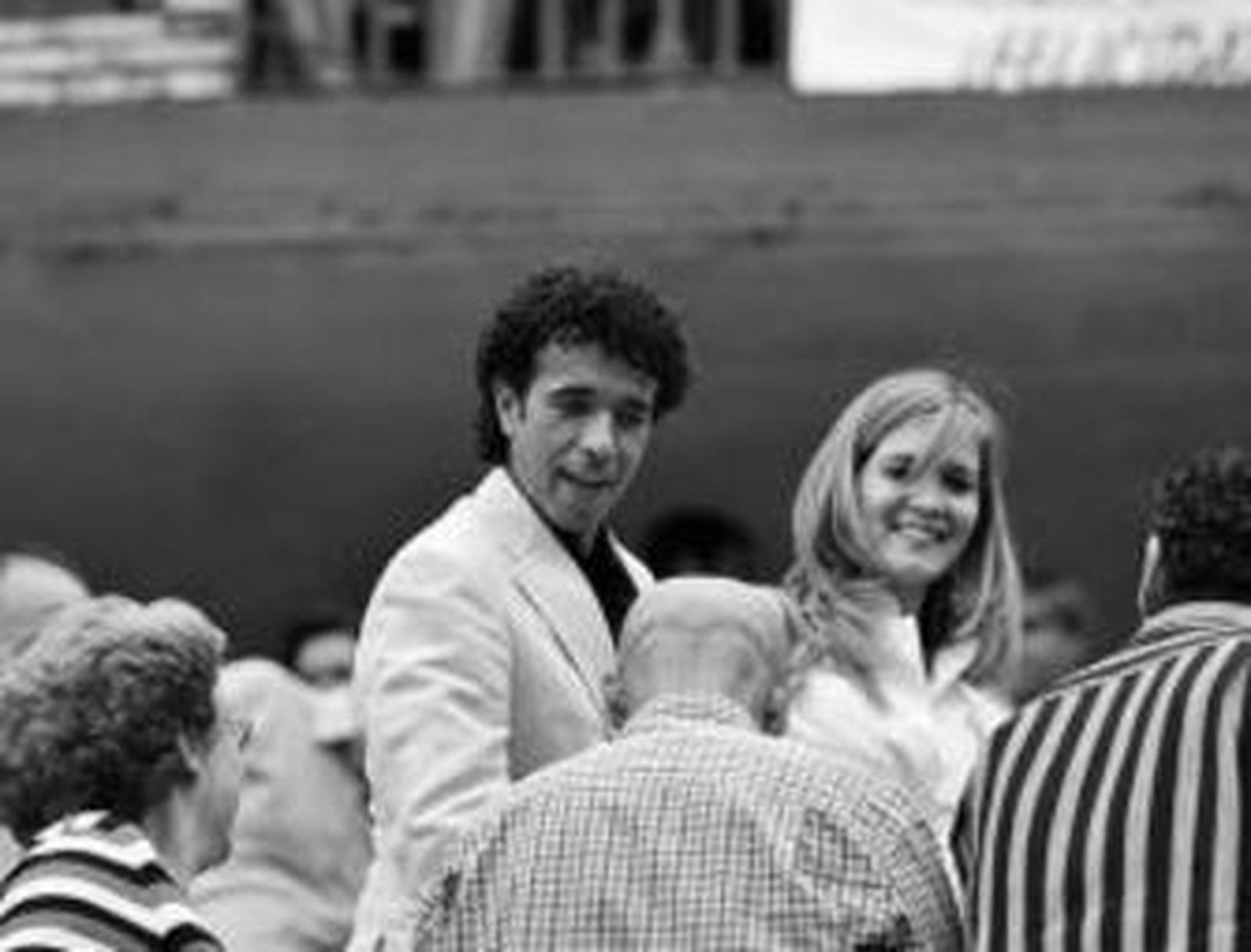 El ex futbolista cordobés del Atlético Toni y el presidente del Getafe, Ángel Torres, gran aficionado.