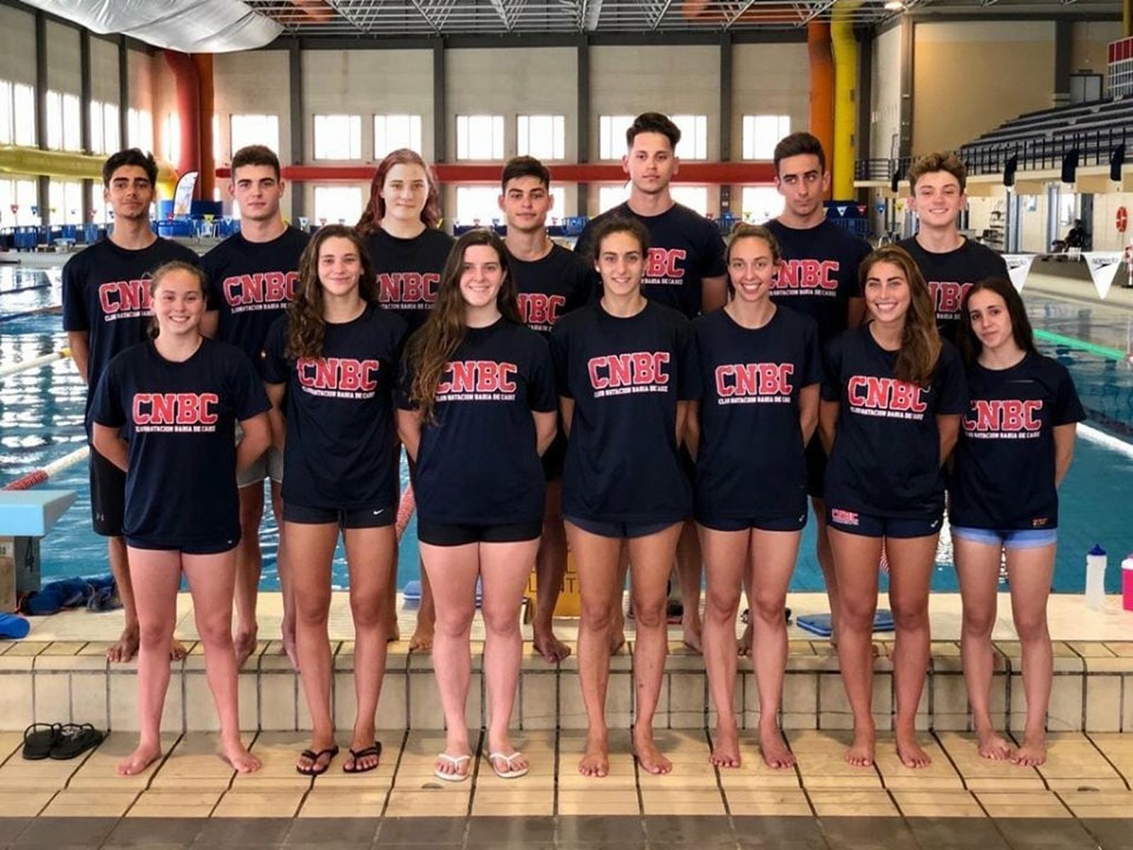 Estos son los 14 nadadores del Bahía de Cádiz participantes en el Andaluz absoluto y júnior.