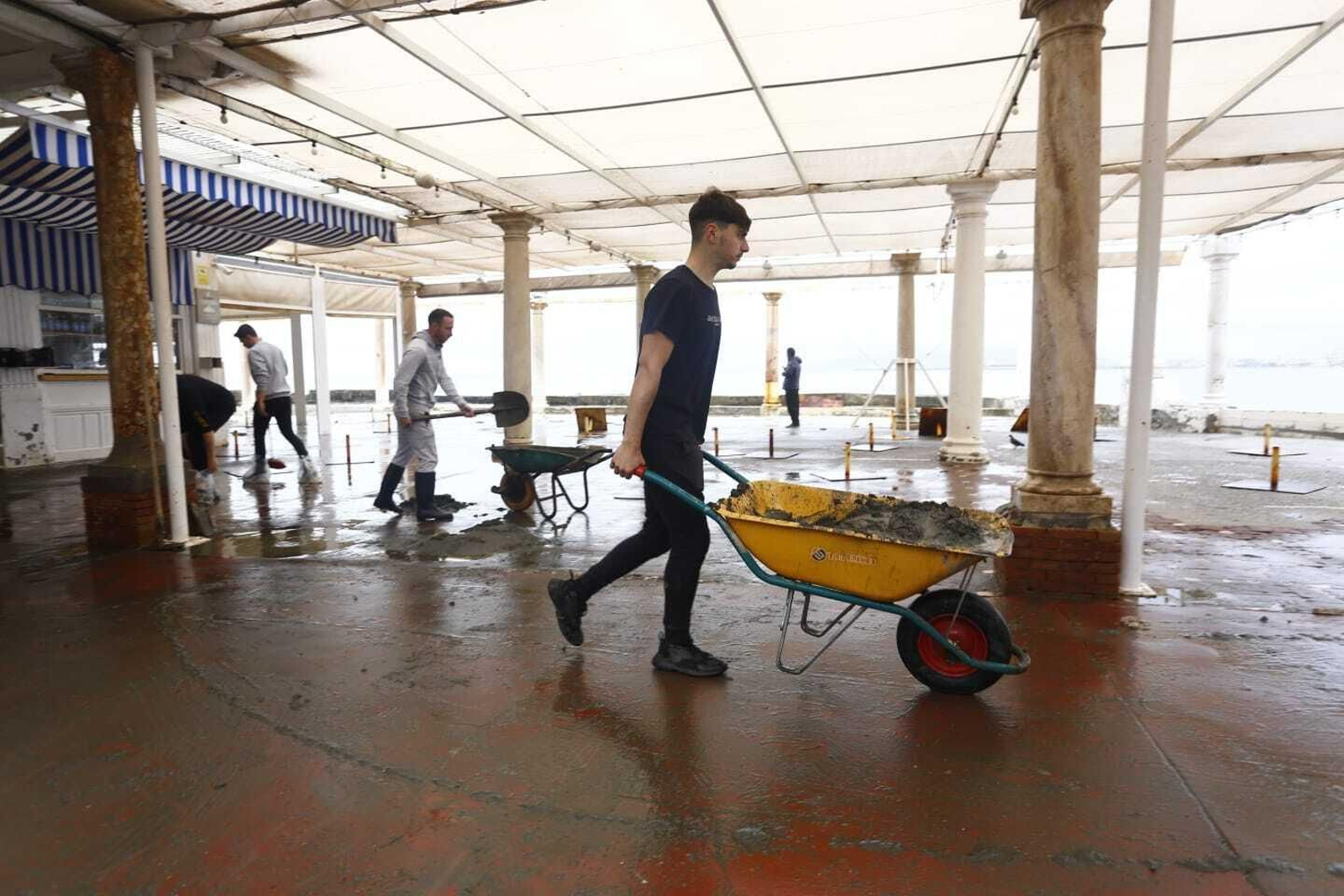 Los Baños del Carmen, ante un nuevo golpe del mar