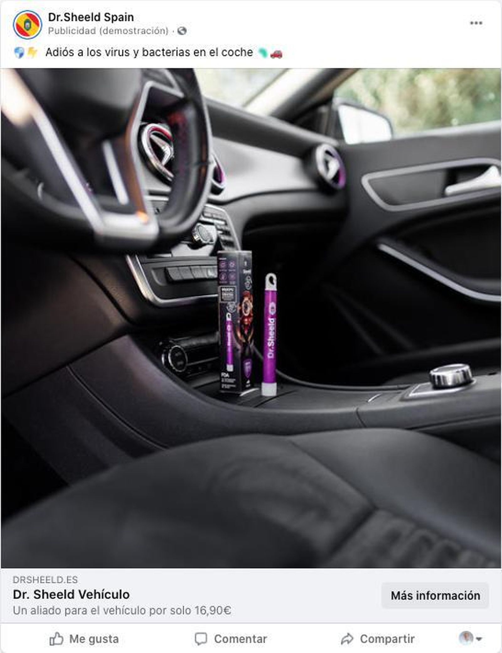 Consiste en un 'stick' que inicia, al doblarlo, un proceso químico controlado y testado.