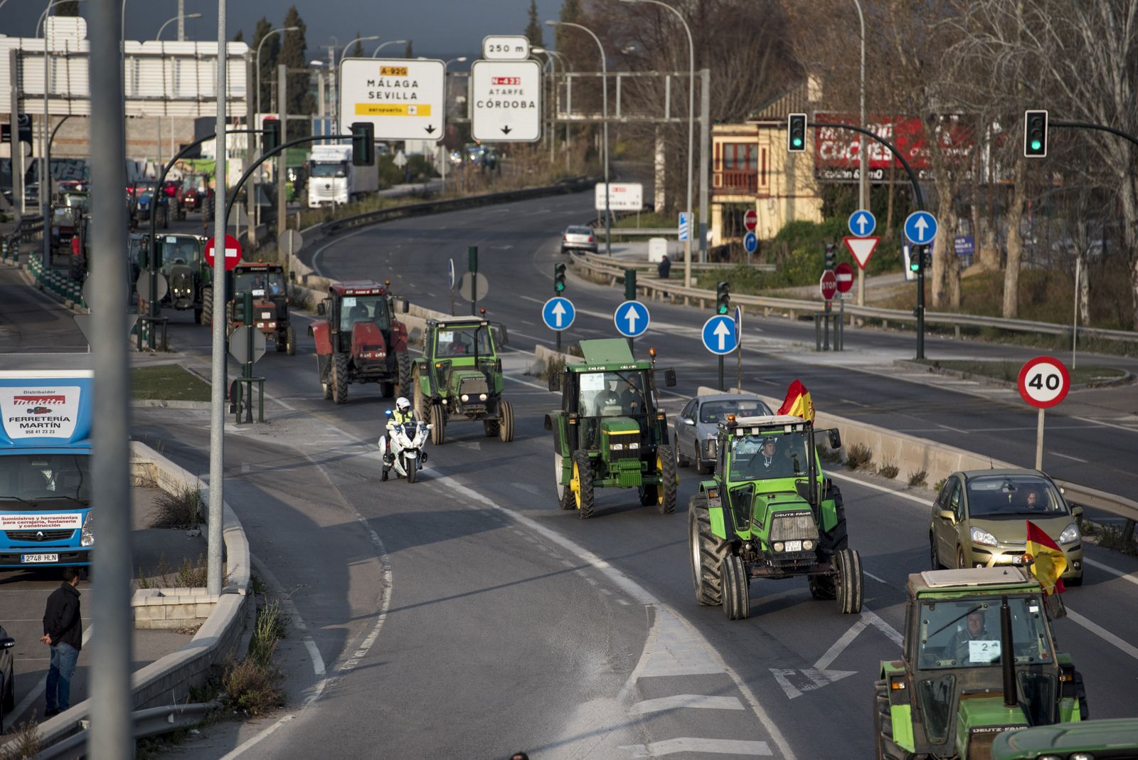 Curiosidades: las mejores fotos de la manifestación del campo en Granada