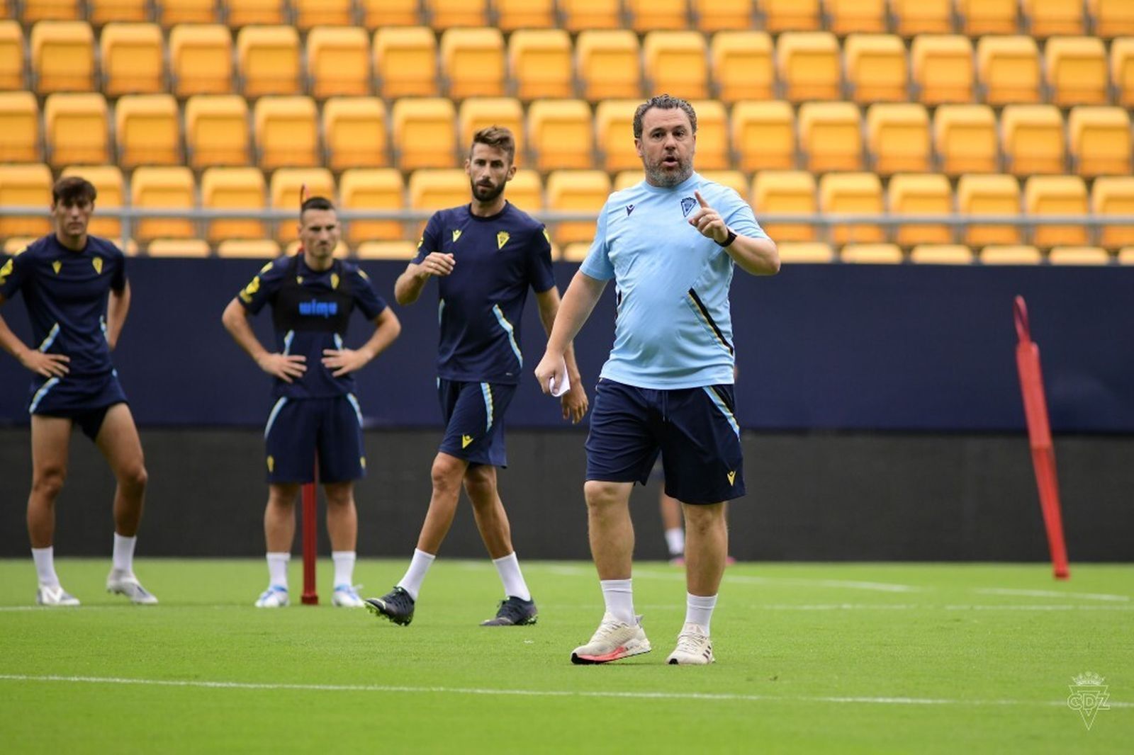 El entrenador del Cádiz CF Sergio González.