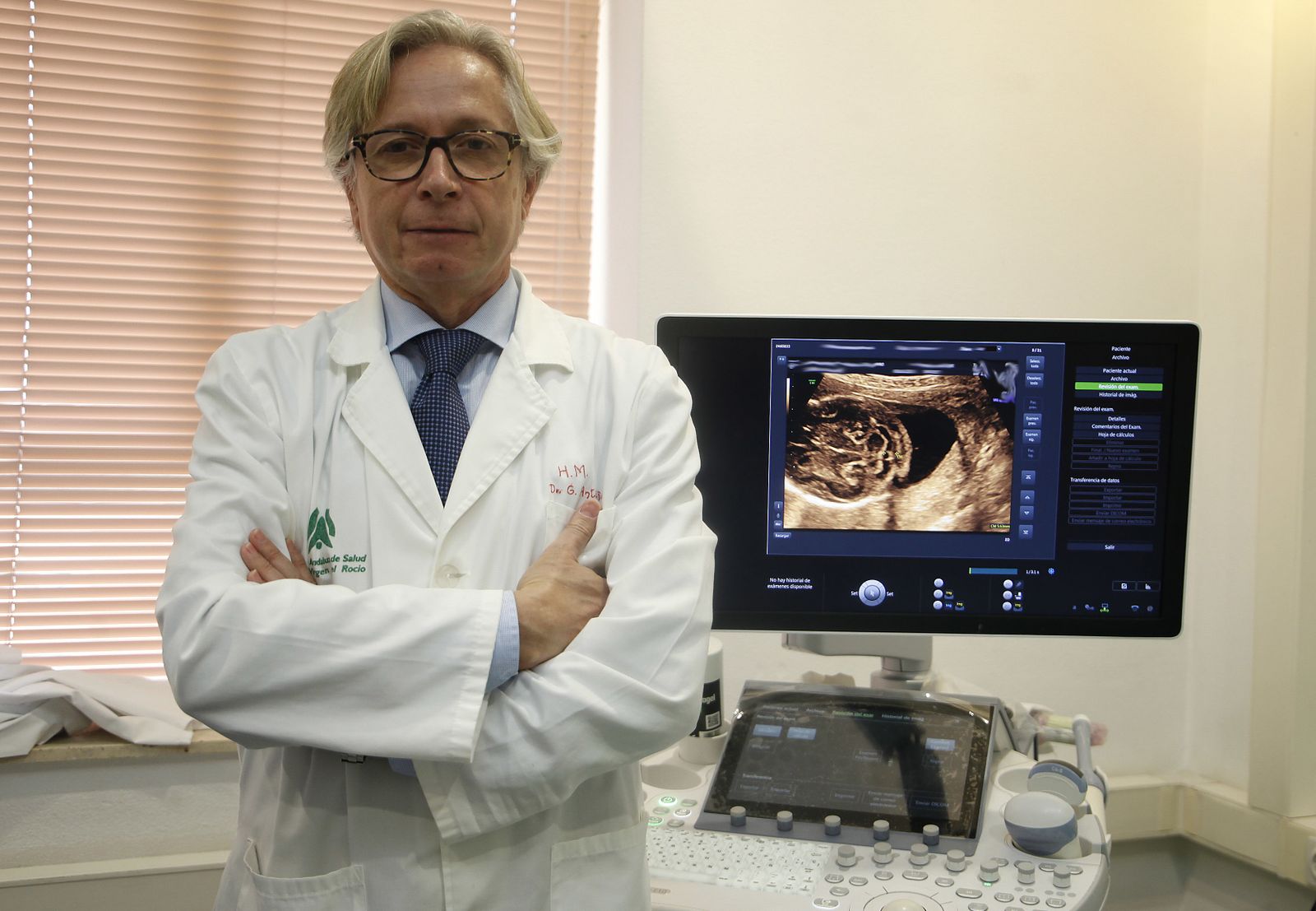 Guillermo Antiñolo, en el Hospital Virgen del Rocío