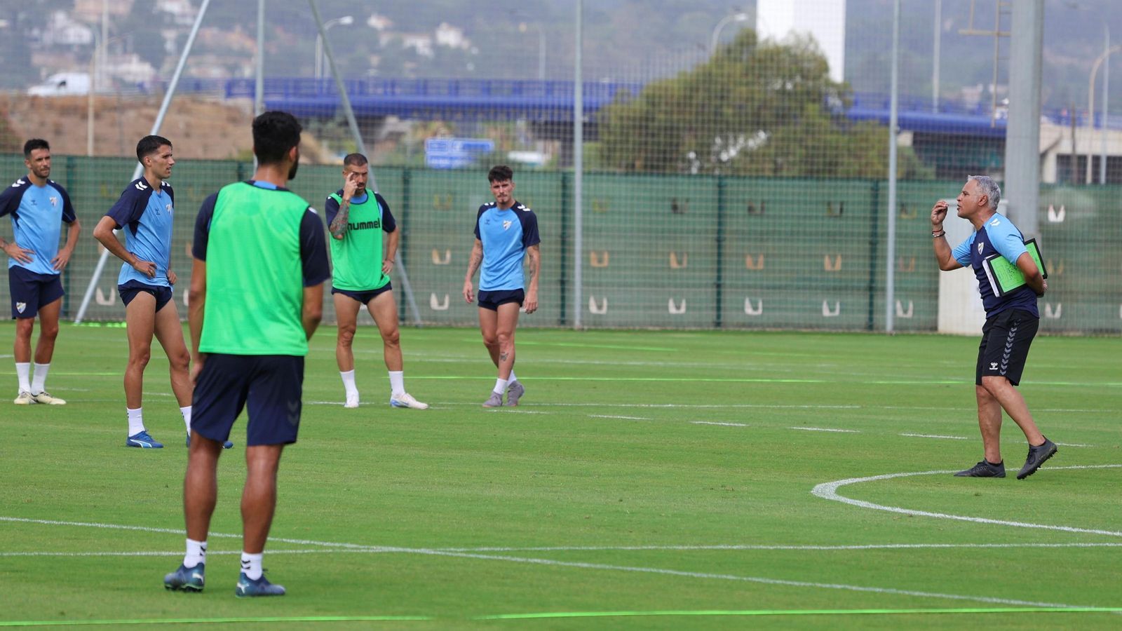 El Málaga CF prueba la Ciudad Deportiva de Arraijanal
