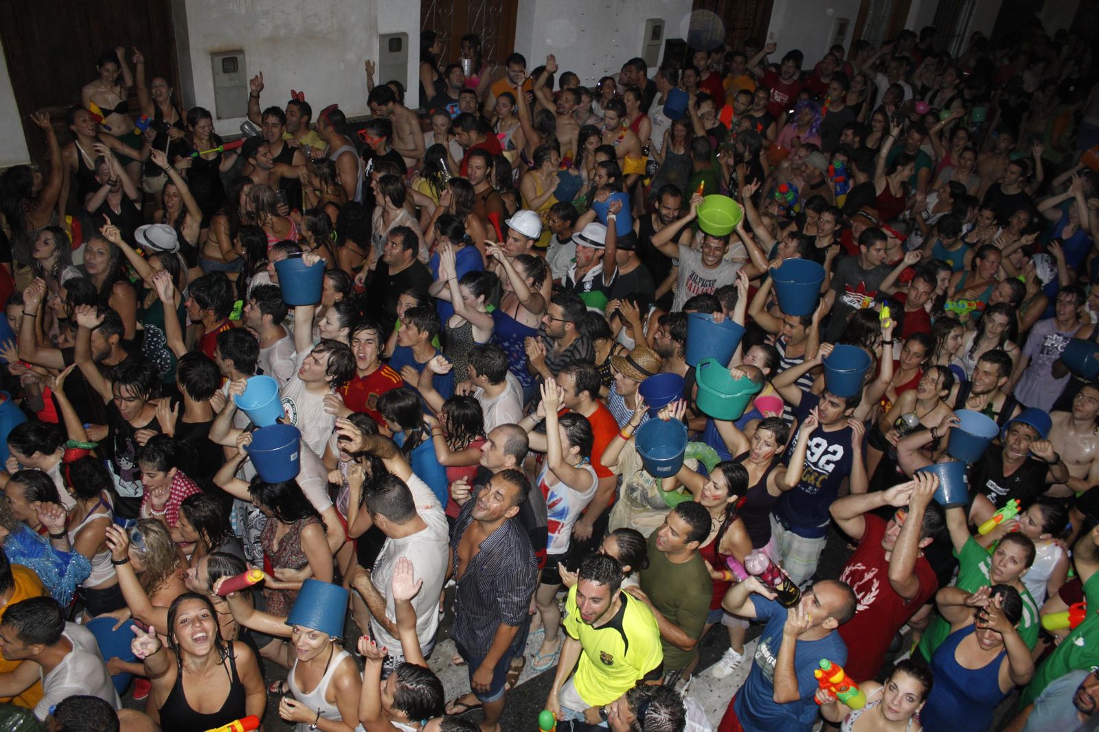 Este año no se ha celebrado la fiesta del agua en Lanjarón.
