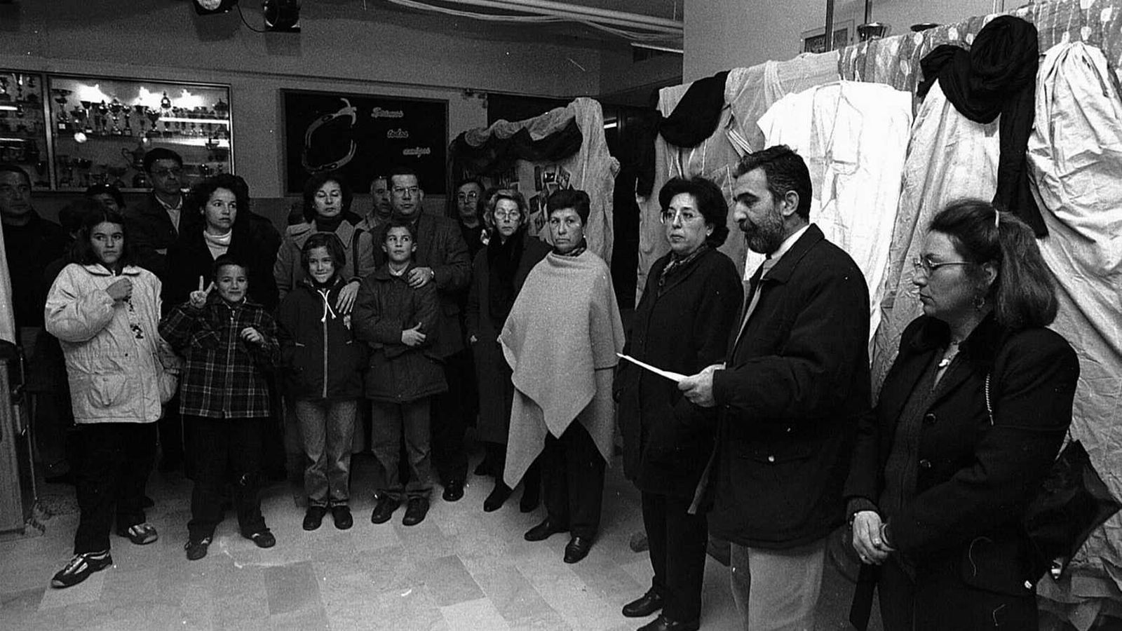 Inauguración de la exposición del pueblo saharaui.