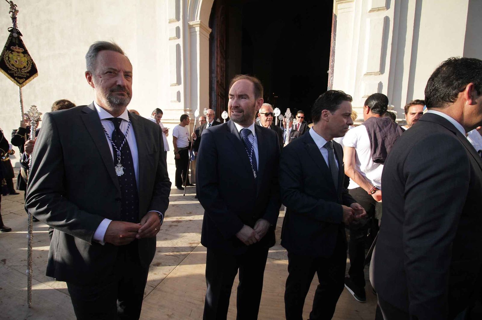 Imágenes del Señor de Pasión en la procesión del centenario de la hermandad